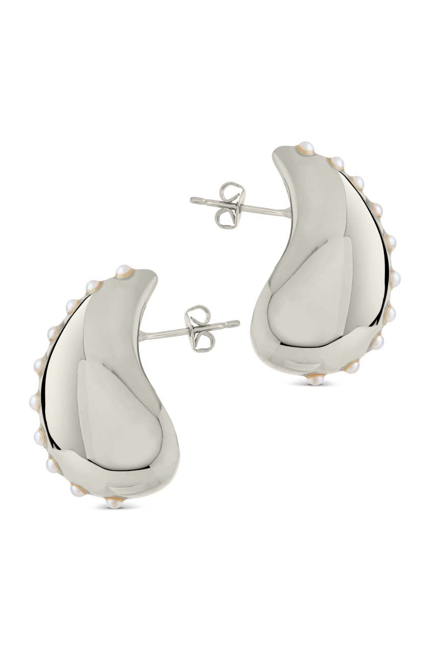 Raze Pearl Studded Drop Earrings for Women - Elegant Dangle Earrings for Party, Wedding & Evening Wear