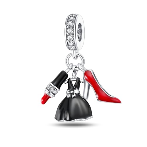 Ab Lipstick-Dress-High Heels Travel Charms