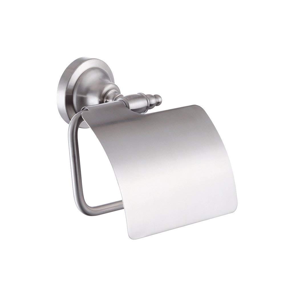 Stainless Steel Toilet Paper Holder - Wall-Mounted Bathroom & Kitchen Roll Dispenser - Waterproof & Rustproof - Eco-Friendly Materials - Perfect for Home, Hotel, Office Use
