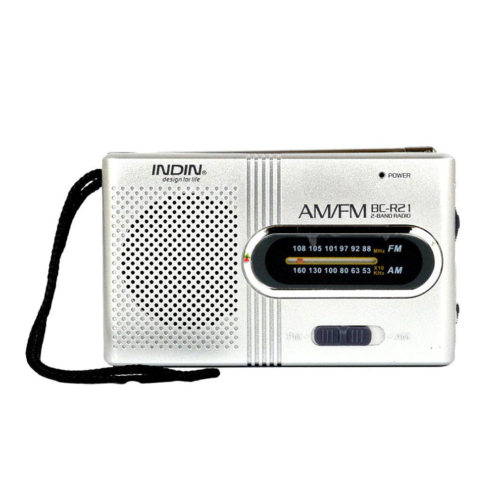 Portable AM/FM Radio Receiver - 530-1600 KHz AM & 88-108 MHz FM, Compact World Band Radio with LCD Display | Perfect for Travel, Camping, Emergency & Home Use