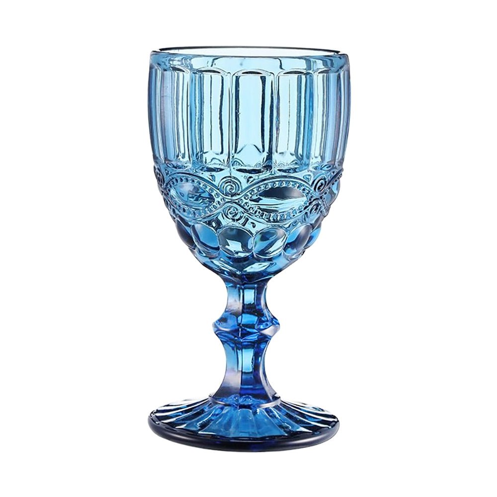 Elegant Clara Crystal Goblet Set - 6-Piece Luxury Wine Glasses for Wedding, Party & Fine Dining - Premium Lead-Free Glassware for Champagne, Cocktails & Special Occasions