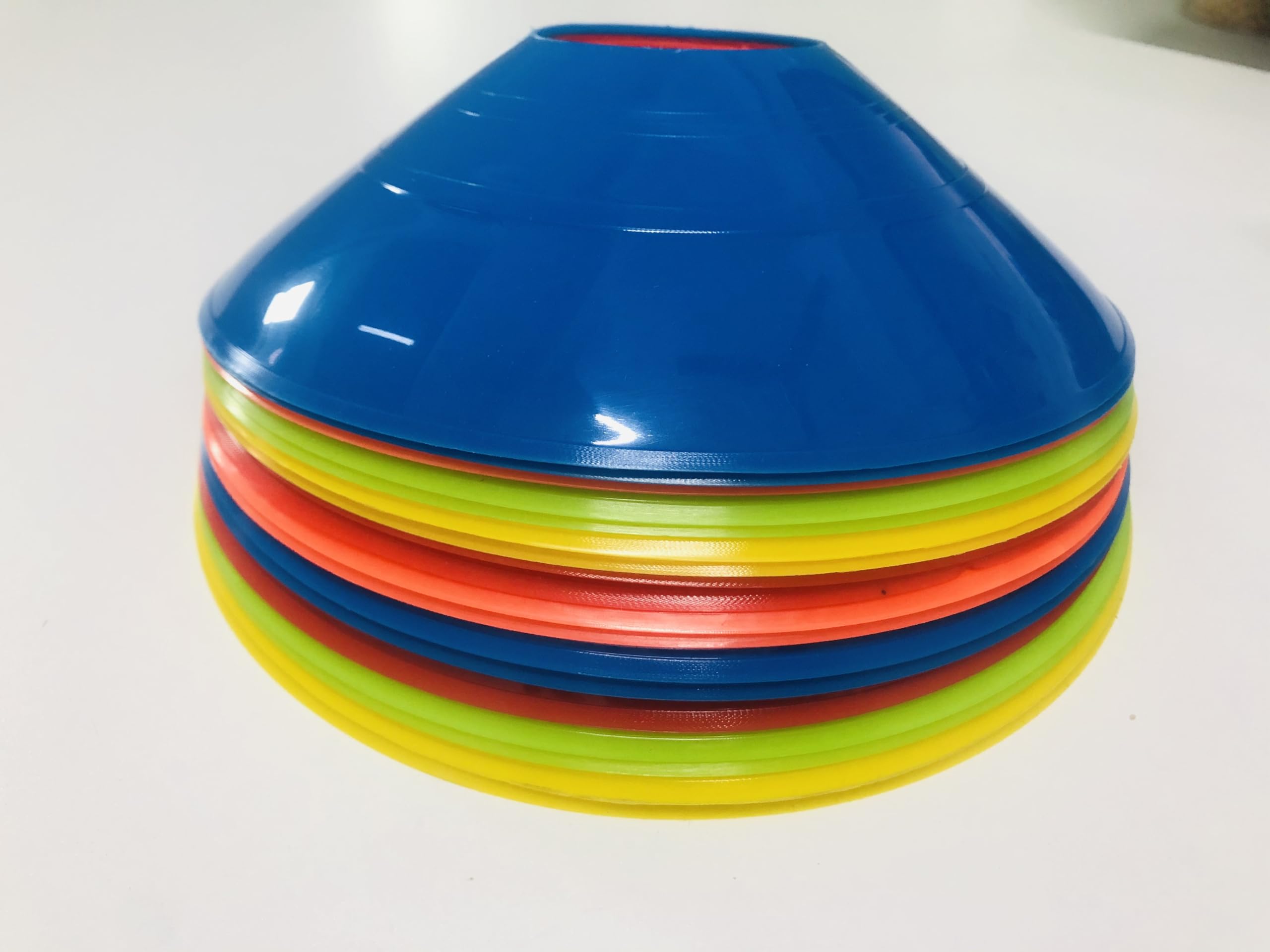 20PCS Soccer Training Cones - Agility Markers for Football, Sports Disc Cones for Soccer Drills, Practice & Outdoor Games - Perfect for Kids, Coaches & Team Training