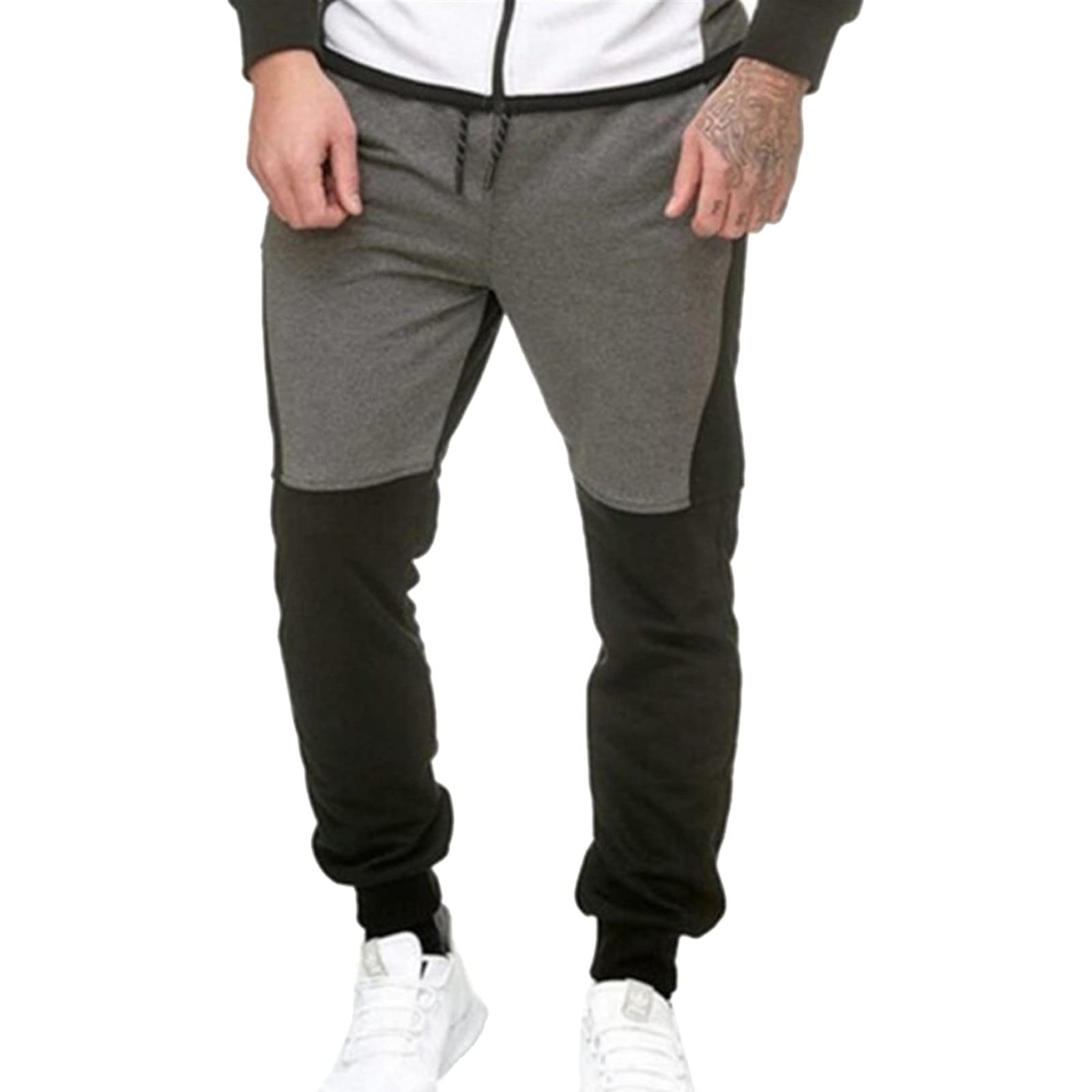 Bimgwuz Men's Slim Joggers - Casual Athletic Pants for Running, Workout & Bodybuilding | Lightweight Sweatpants for Gym, Training & Everyday Wear