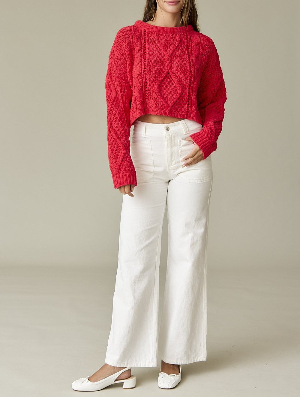 Women's Cora Loose Fit Sweater - Soft Casual Knit Pullover for Fall & Winter | Perfect for Office, Coffee Dates & Weekend Outings