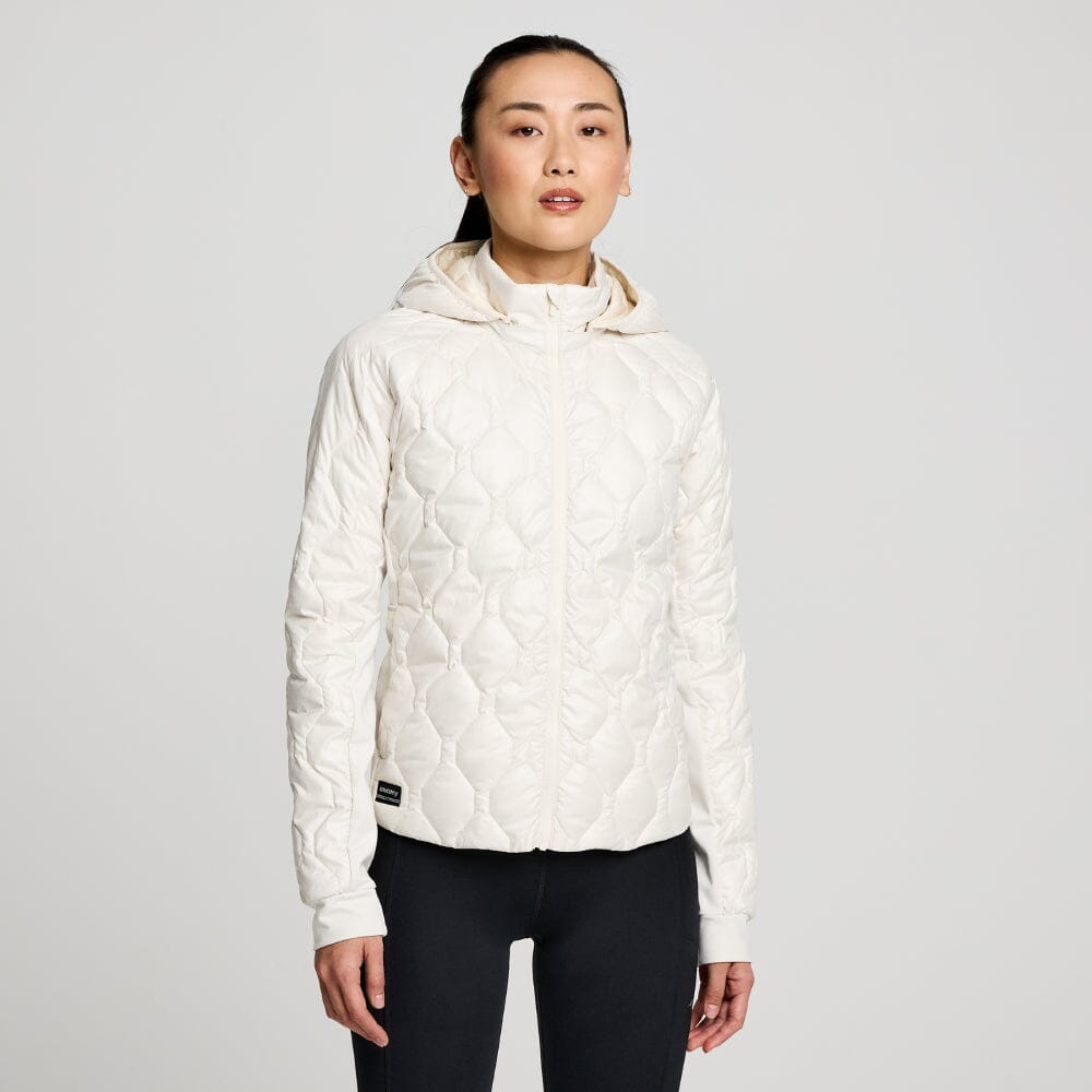 Saucony Women's Solstice Oysterpuff Jacket - Lightweight Running Jacket for Women, Windproof & Water-Resistant - Perfect for Outdoor Jogging, Hiking & Casual Wear