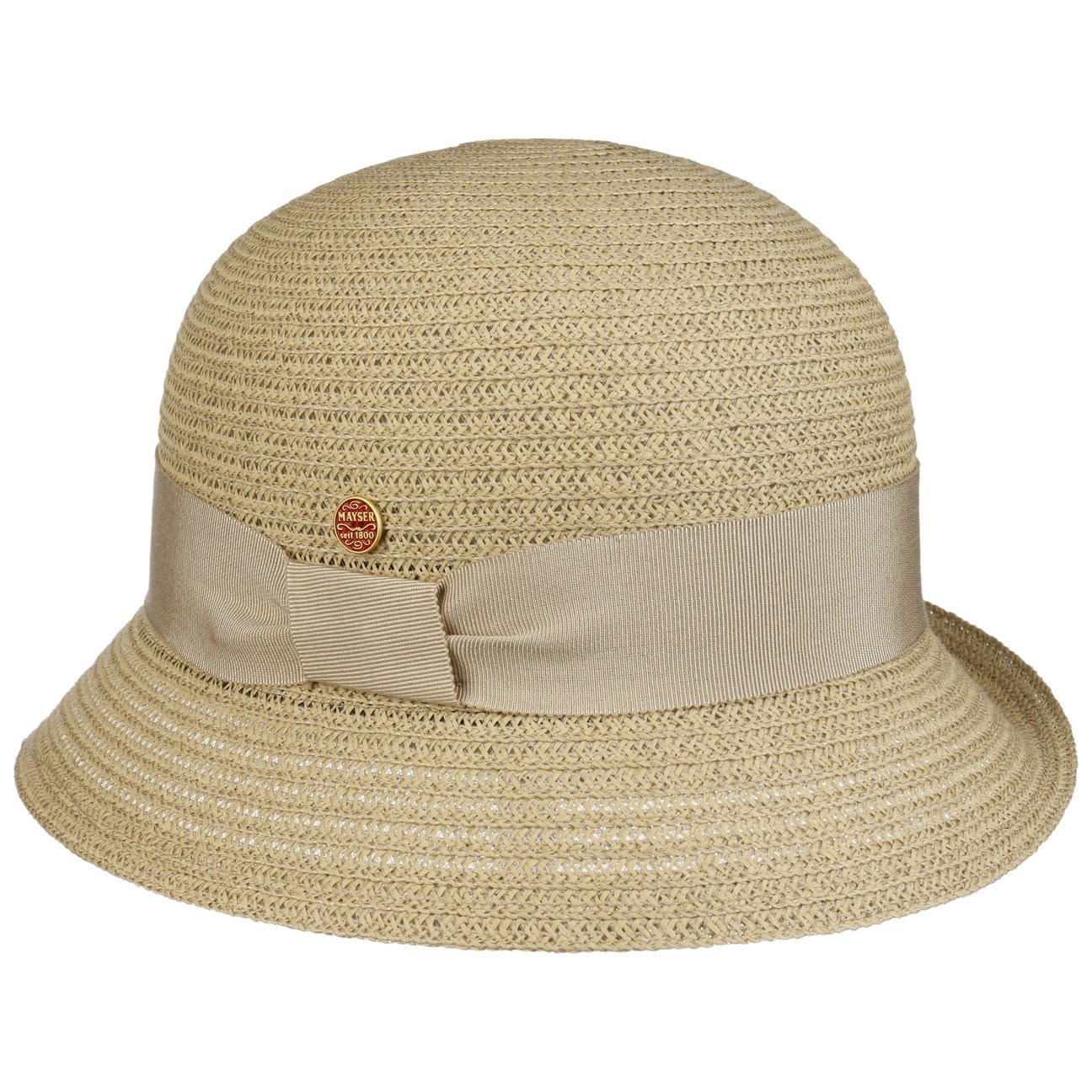 Stylish Nanni Paperbraid Straw Hat by Mayser - Breathable Summer Sun Hat for Women, Beach Vacation, Garden Party & Outdoor Activities