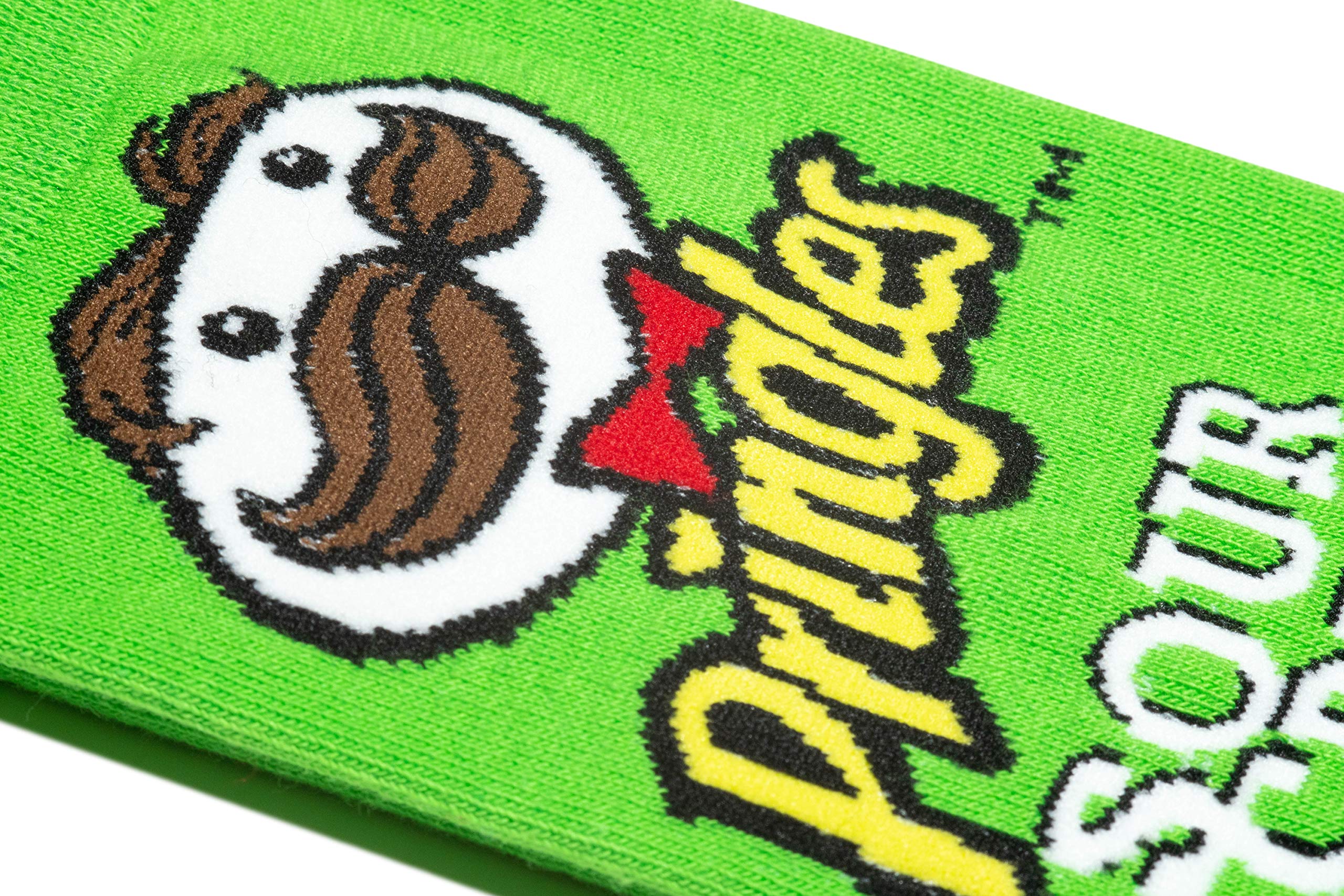 Funny Food Pattern Crew Socks for Women - Cute Novelty Snack & Chip Printed Dress Socks - Perfect for Casual Wear, Gift Giving & Themed Parties