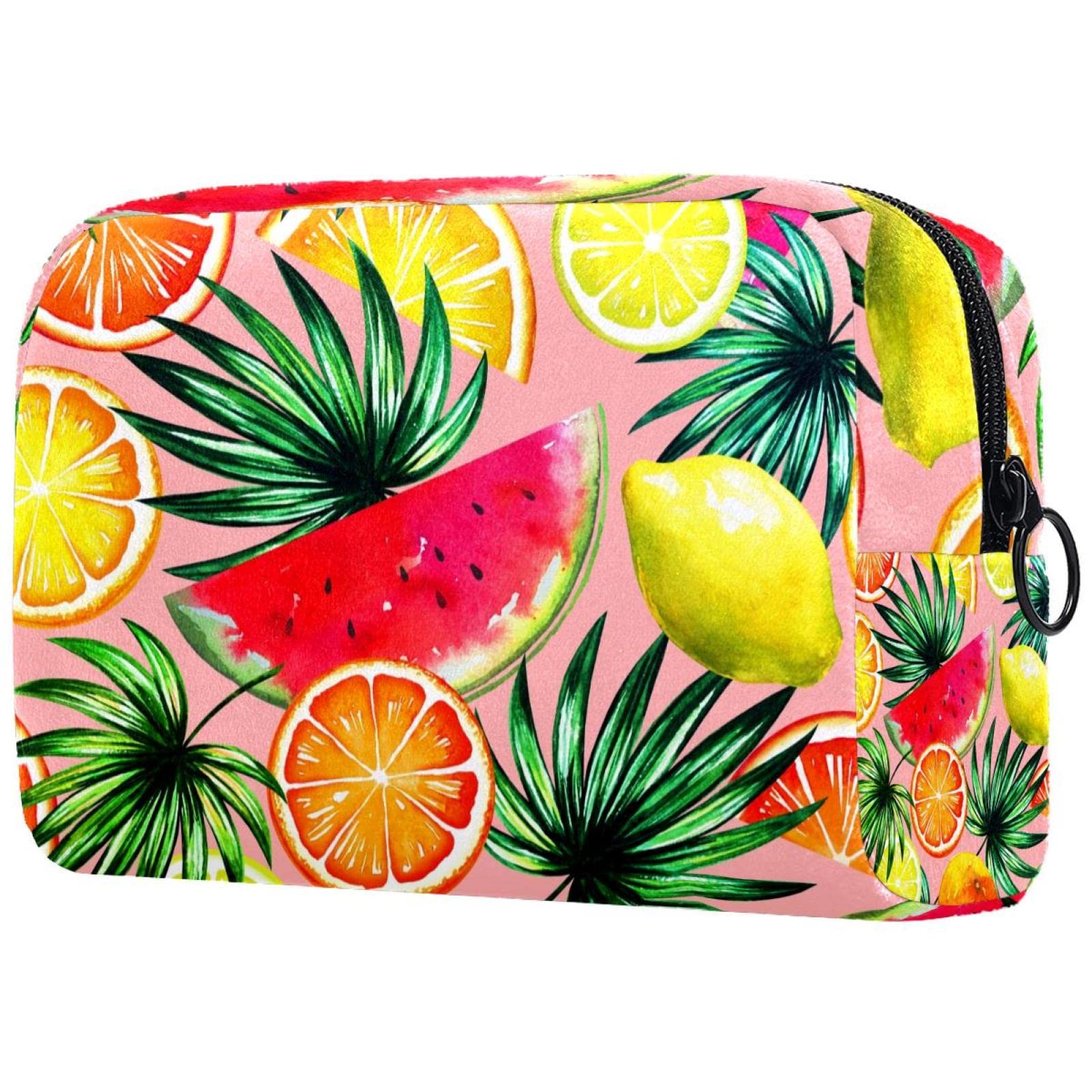 Large Cosmetic Bags for Women - Waterproof Travel Makeup Case with Zipper, Spacious Toiletry Organizer Pouch for Summer Vacation, Gym & Daily Use