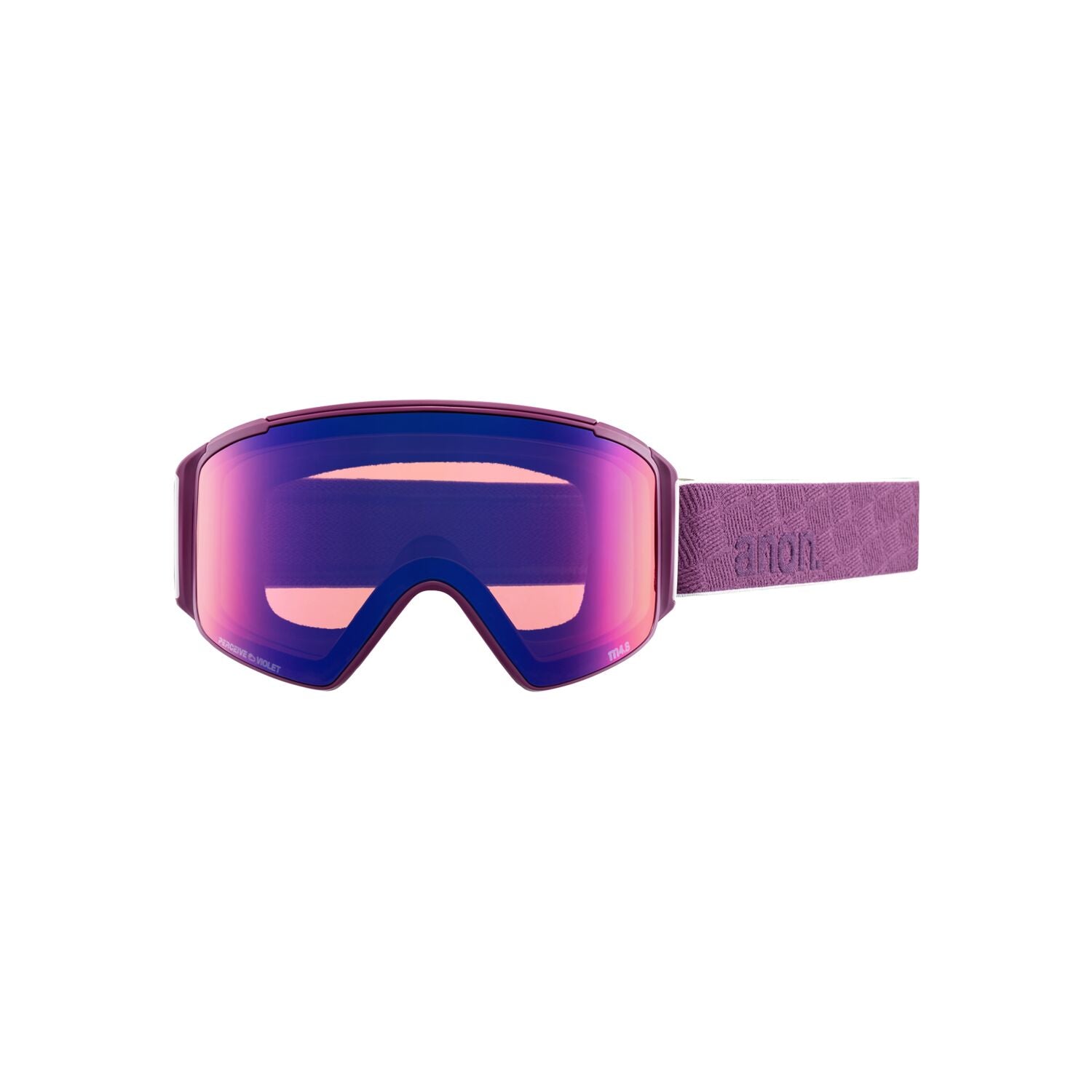 Anon M4S Cylindrical Snow Goggles with Perceive Sunny Onyx Lens - UV Protection for Skiing & Snowboarding in Sunny Conditions