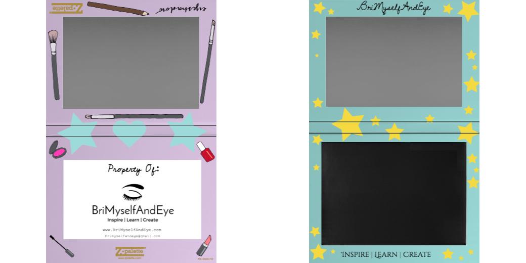 Custom Extra Large Z Palette - Magnetic Makeup Palette for Eyeshadows & Blush - Perfect for Professional Artists & Travel