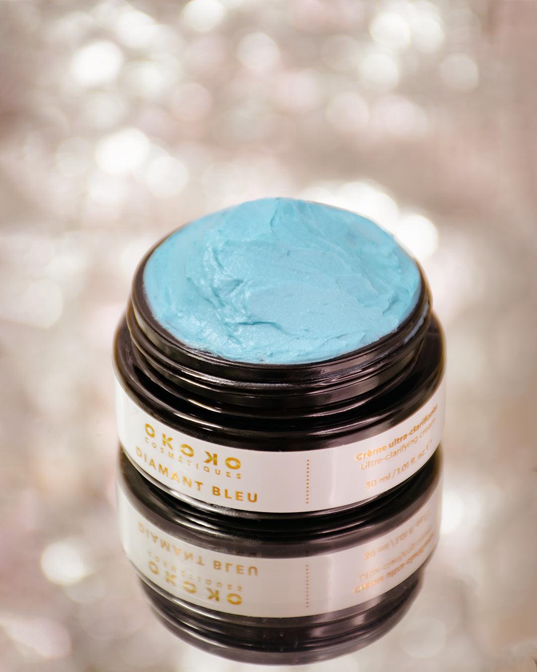 Diamant Bleu Clarifying Cream with Niacinamide & Blue Tansy - Brightening Face Moisturizer for Acne-Prone Skin, Dark Spot Treatment - Perfect for Daily Skincare Routine & Sensitive Skin Care