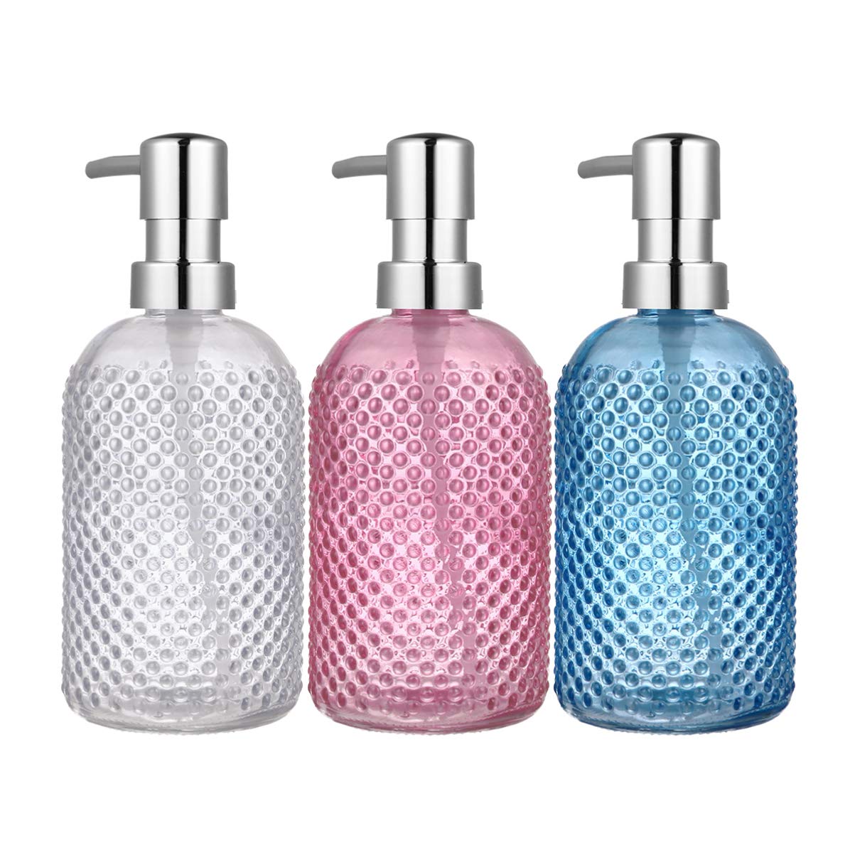 3Pcs Cabilock Shampoo Travel Bottles - Leak-Proof Refillable Toiletries Containers for Shower Gel, Lotion & Body Wash - Portable Pump Dispenser for Home & Travel Use (Great for Gym, Vacation & Daily Hygiene)