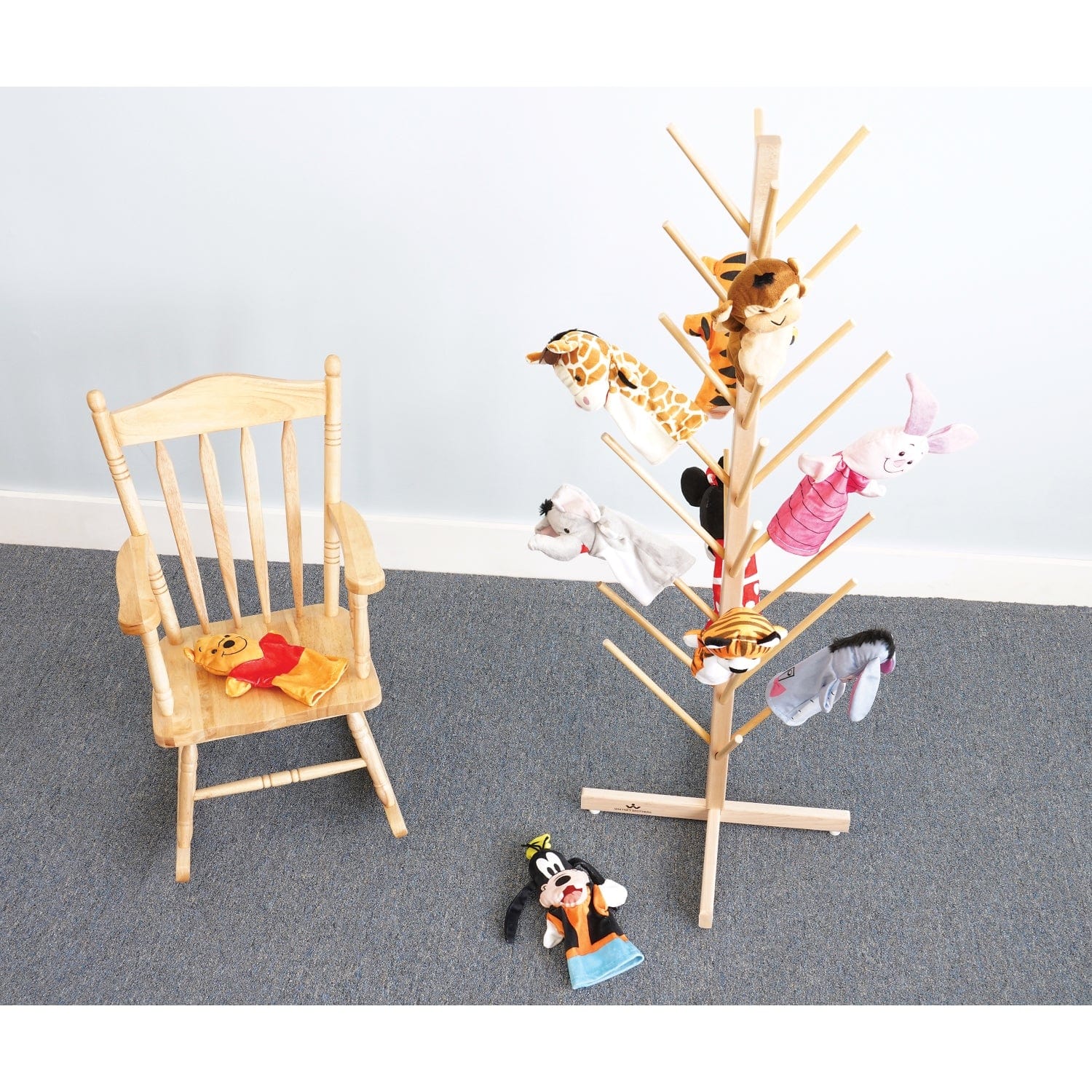 Puppet Tree - Handmade Wooden Puppet Theater for Kids | Creative Pretend Play & Storytelling | Perfect for Home, Classroom & Daycare