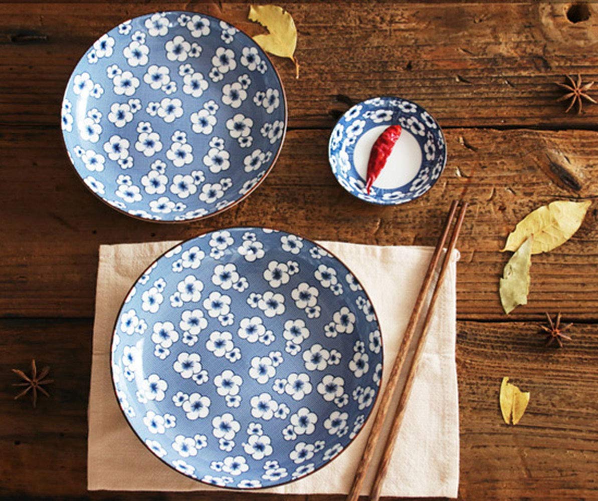 4pcs Ceramic Japanese Sauce Dishes - Small Dipping Bowls for Soy Sauce, Appetizer Plates for Sushi, Side Dishes - Perfect for Asian Dining, Sushi Restaurants & Home Entertaining