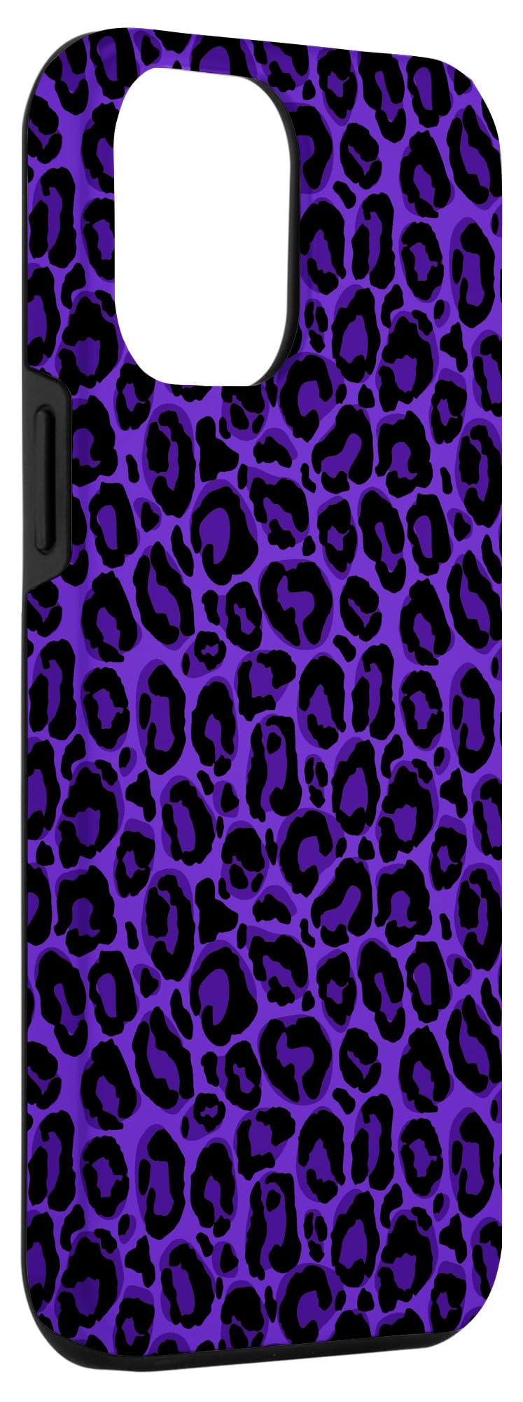 iPhone 12 Pro Max Case - Purple Leopard Cheetah Print Premium Protective Cover for Women | Fashionable Slim Fit Shockproof Phone Case for Everyday Use & Travel
