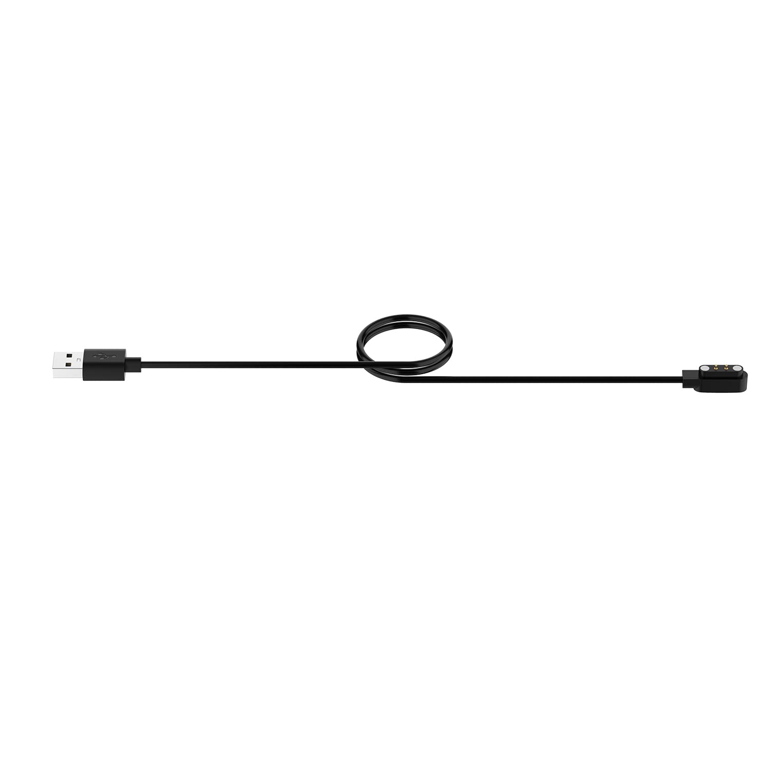 Magnetic USB Charging Cable for F57l Smartwatch - Fast Charging & Secure Connection - Perfect for Home, Office, and Travel Use (Black)
