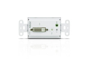 Aten VE606 DVI Over Cat5 Extender Wall Plate - 1080p @60Hz (40m), 1080i @60Hz (60m) - High-Speed Digital Video Transmission for Home Theater, Conference Rooms & Security Systems