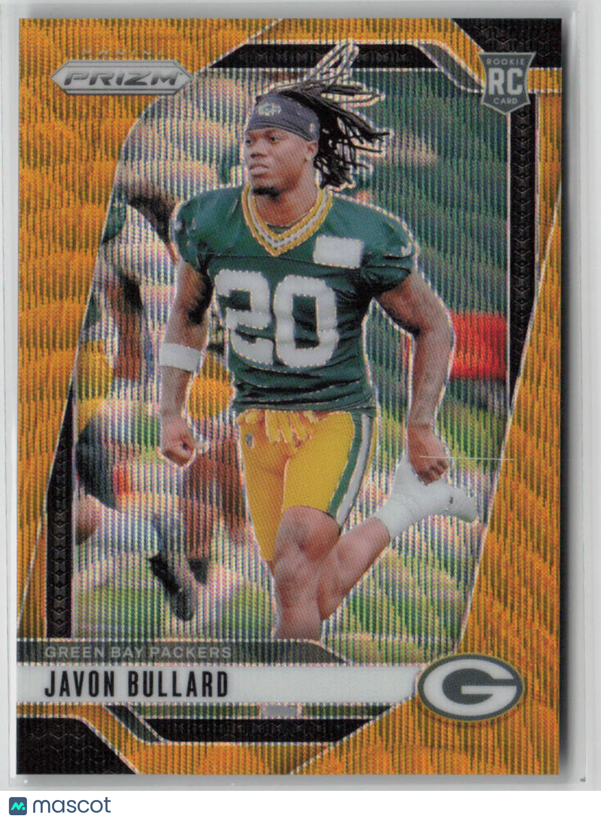 2024 Panini Prizm Football Javon Bullard Rookie Card Gold Parallel 10/10 #345 - Rare Collectible for Sports Memorabilia & Trading Card Enthusiasts