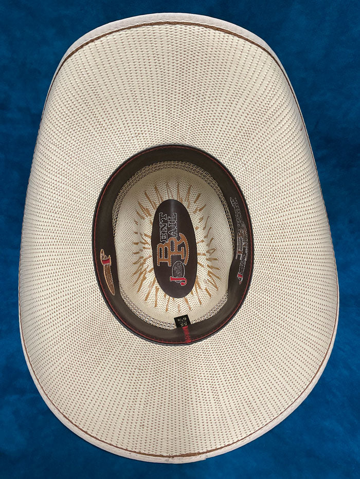 Justin JS3B30BEND Bender Straw Cowboy Hat - Ivory Western Style for Men & Women - Perfect for Rodeo, Country Music Festivals & Summer Outdoor Activities