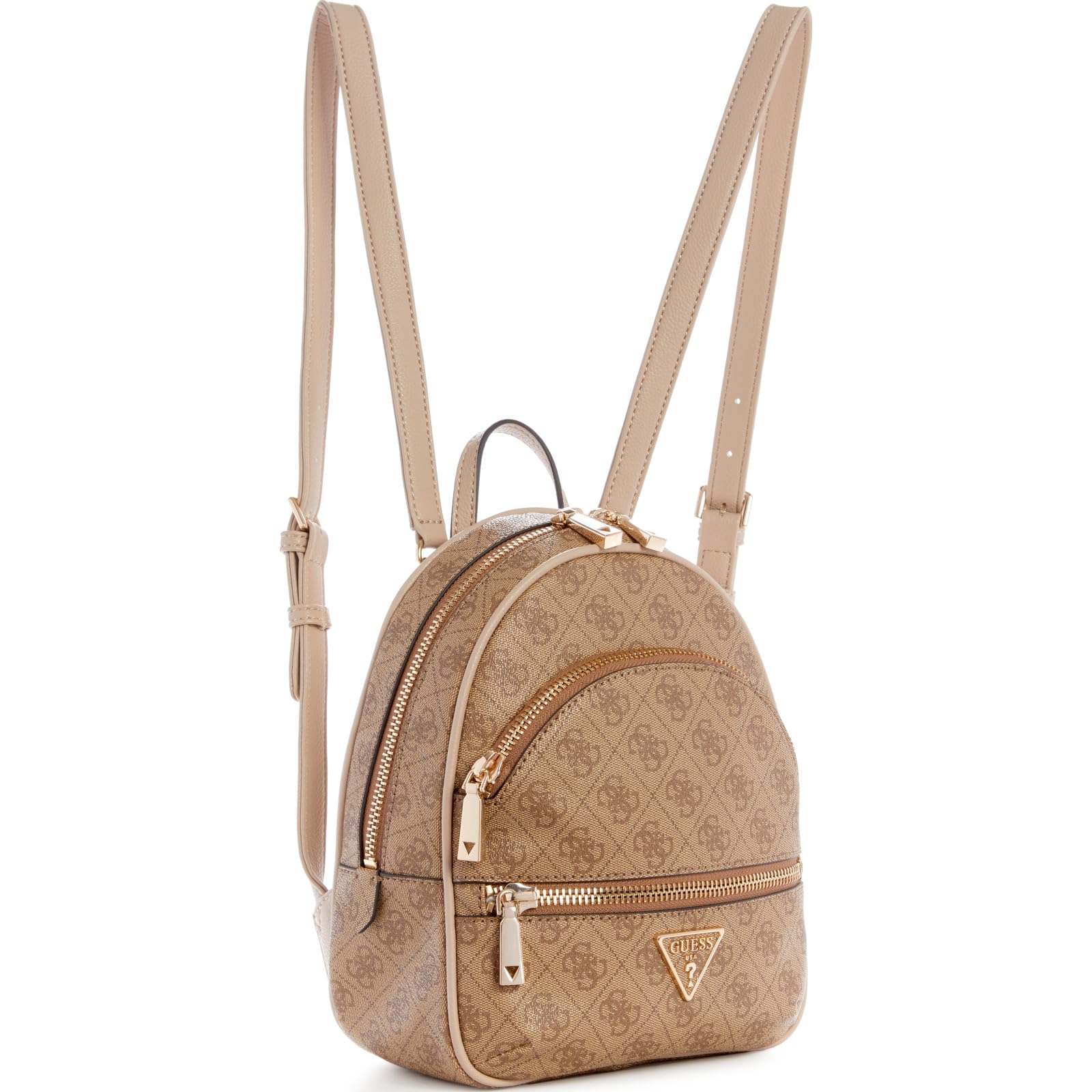 GUESS Manhattan Backpack for Women - Stylish Laptop Backpack with USB Charging Port, Water-Resistant Travel Backpack for Work, School & College - Perfect for Commuting, Business Trips & Everyday Use