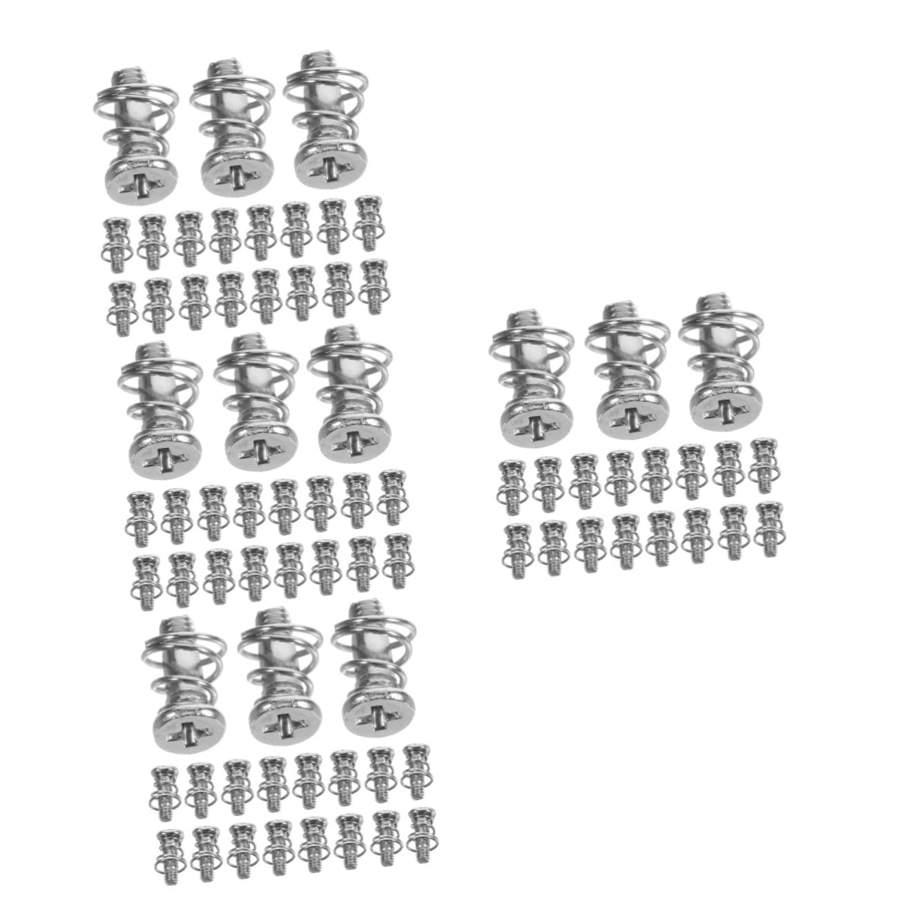 OSALADI 200 Pcs M2 Radiator Screws for GPU, Heatsink, Computer & Electronics - Spring Screws, Tiny Screws, Plain Carbon Steel - Perfect for PC Builds, Laptop Repairs & DIY Projects