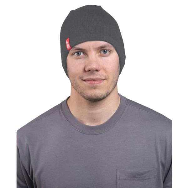 Milwaukee Unisex Hard Hat Safety Helmet - Gray, One Size Fits All (EU Standard) - Perfect for Construction, Industrial Work & DIY Projects