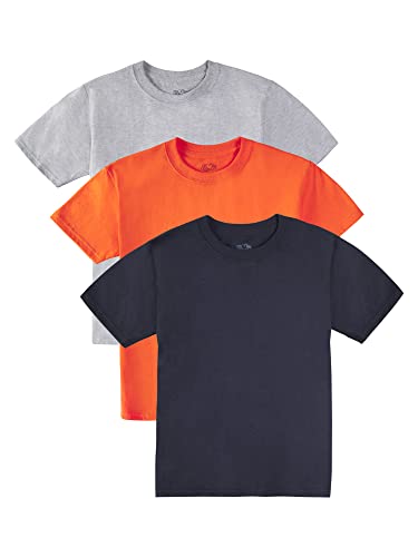 Crewneck - 3 Pack - Orange/Steel Grey Heather/Black