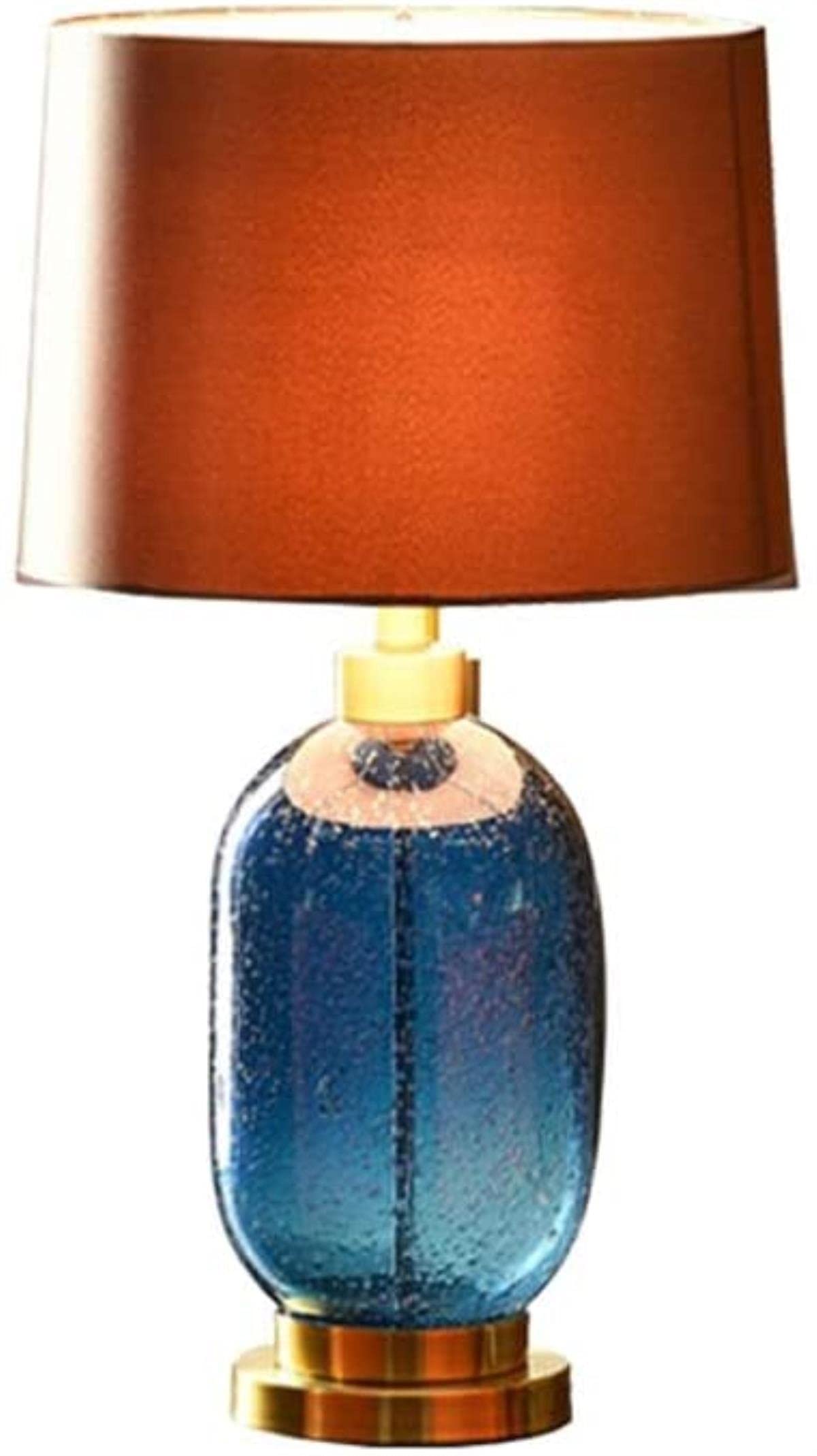 Creative AWED Bubble Glass Desk Lamp - E27 Button Control, Tricolor Lighting for Bedside, Table, Florist, Cafe & Western Restaurant Decor