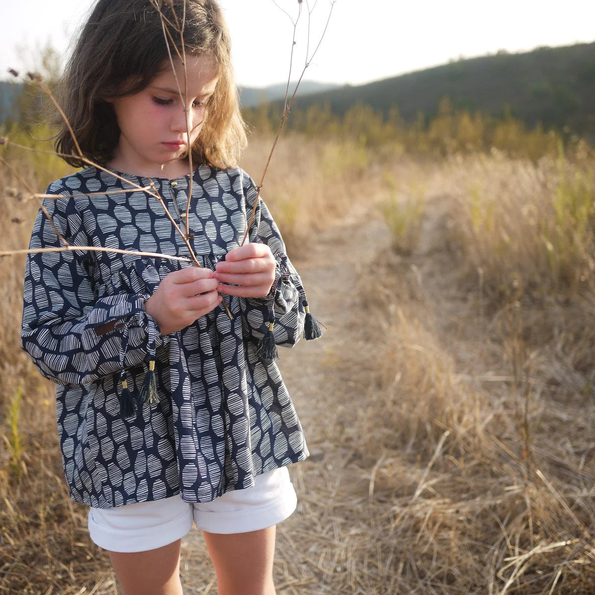 Camelia Blouse and Dress Sewing Pattern for Girls 3-12 Years | DIY Kids Clothing & Party Dress Making