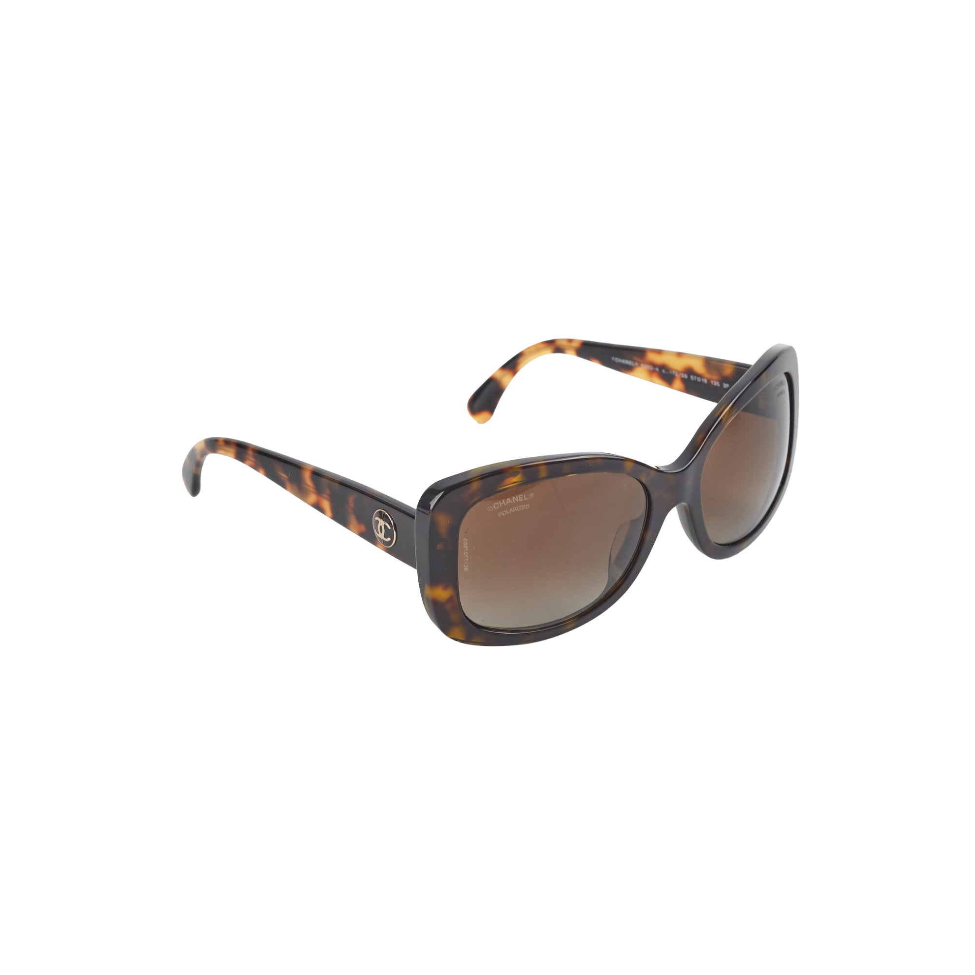 Chanel Tortoise Shell Squoval Sunglasses for Women - Classic Designer Shades for Fashion & Sun Protection - Perfect for Beach, Driving & Outdoor Activities