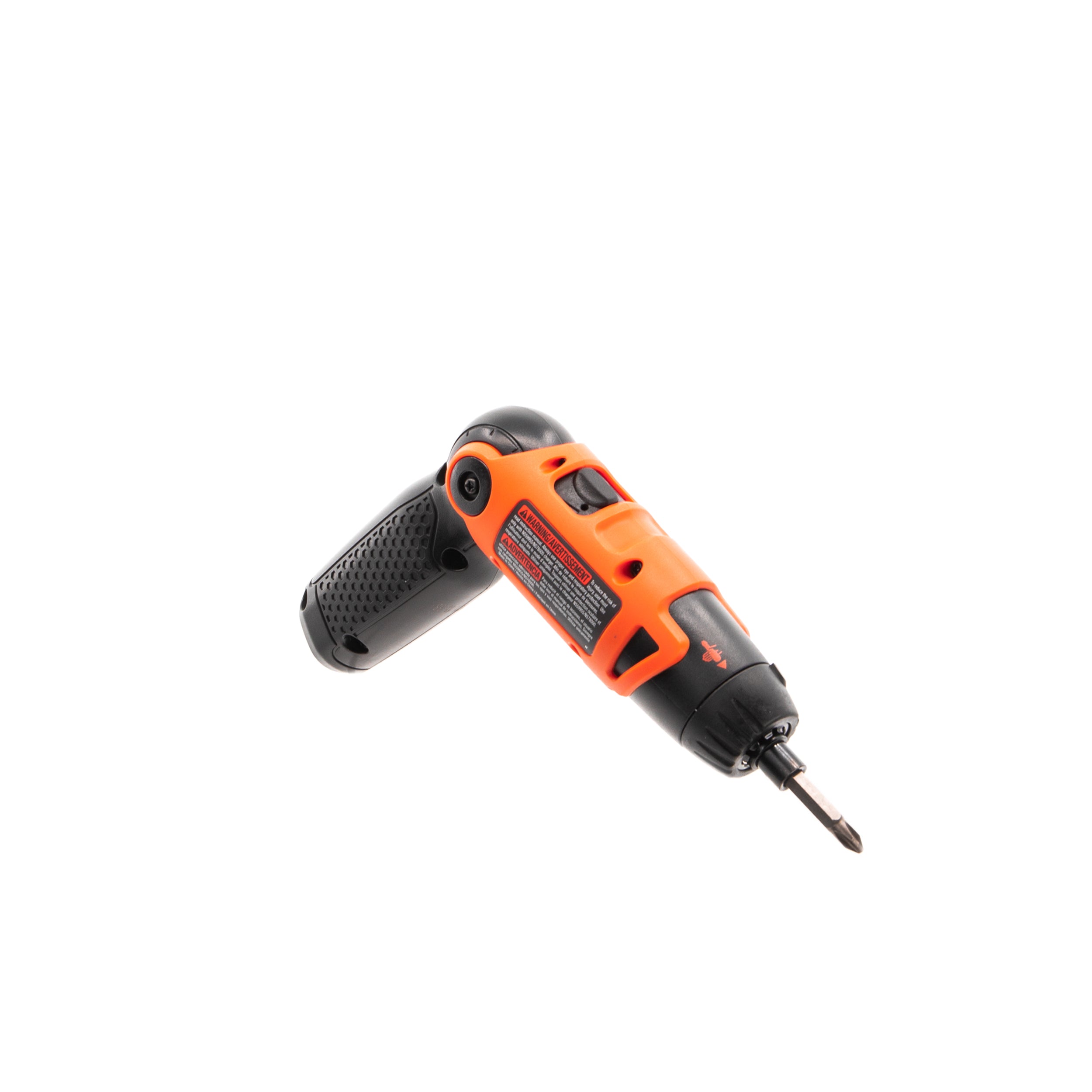 Cordless Screwdriver with Pivoting Handle, USB Rechargeable, Includes 2 Hex Shank Bits - Perfect for DIY Projects, Home Repairs & Furniture Assembly