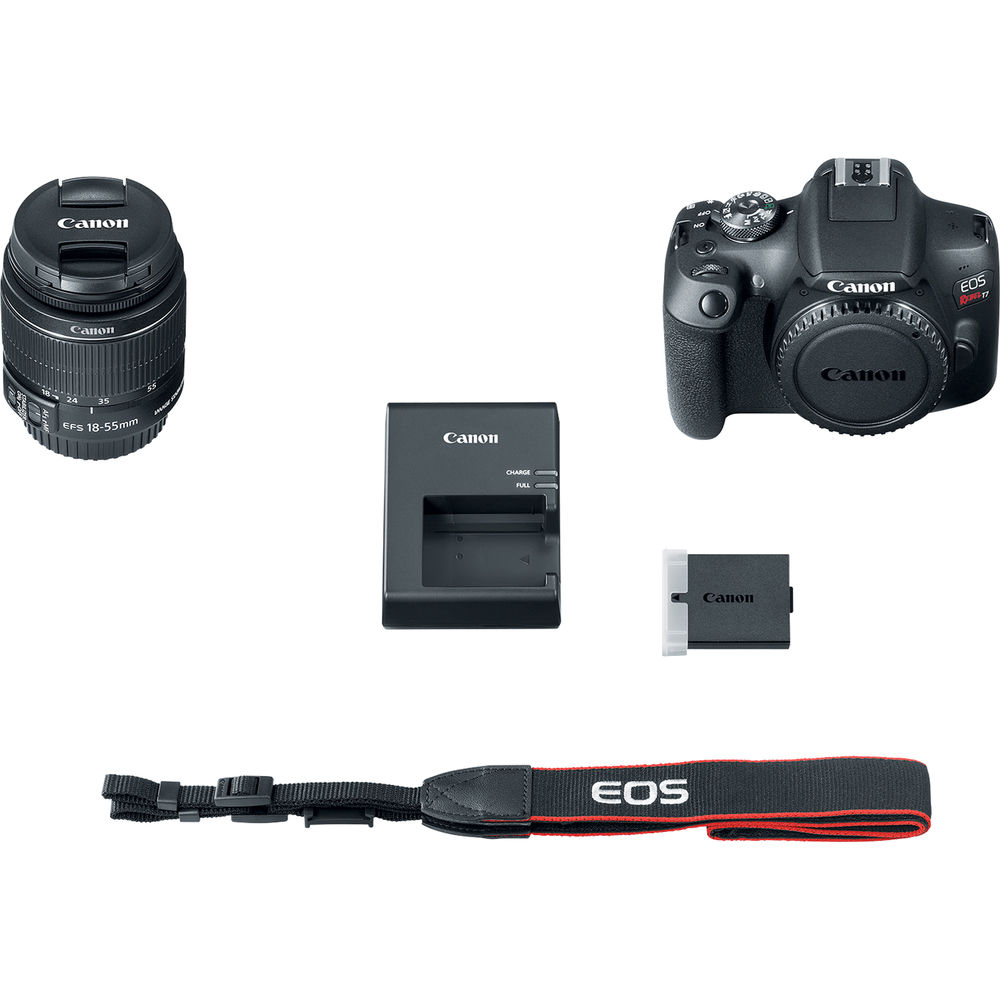 Canon EOS Rebel T7 DSLR Camera with EF-S 18-55mm IS II Lens Kit - Professional Photography for Beginners, Travel & Family Memories
