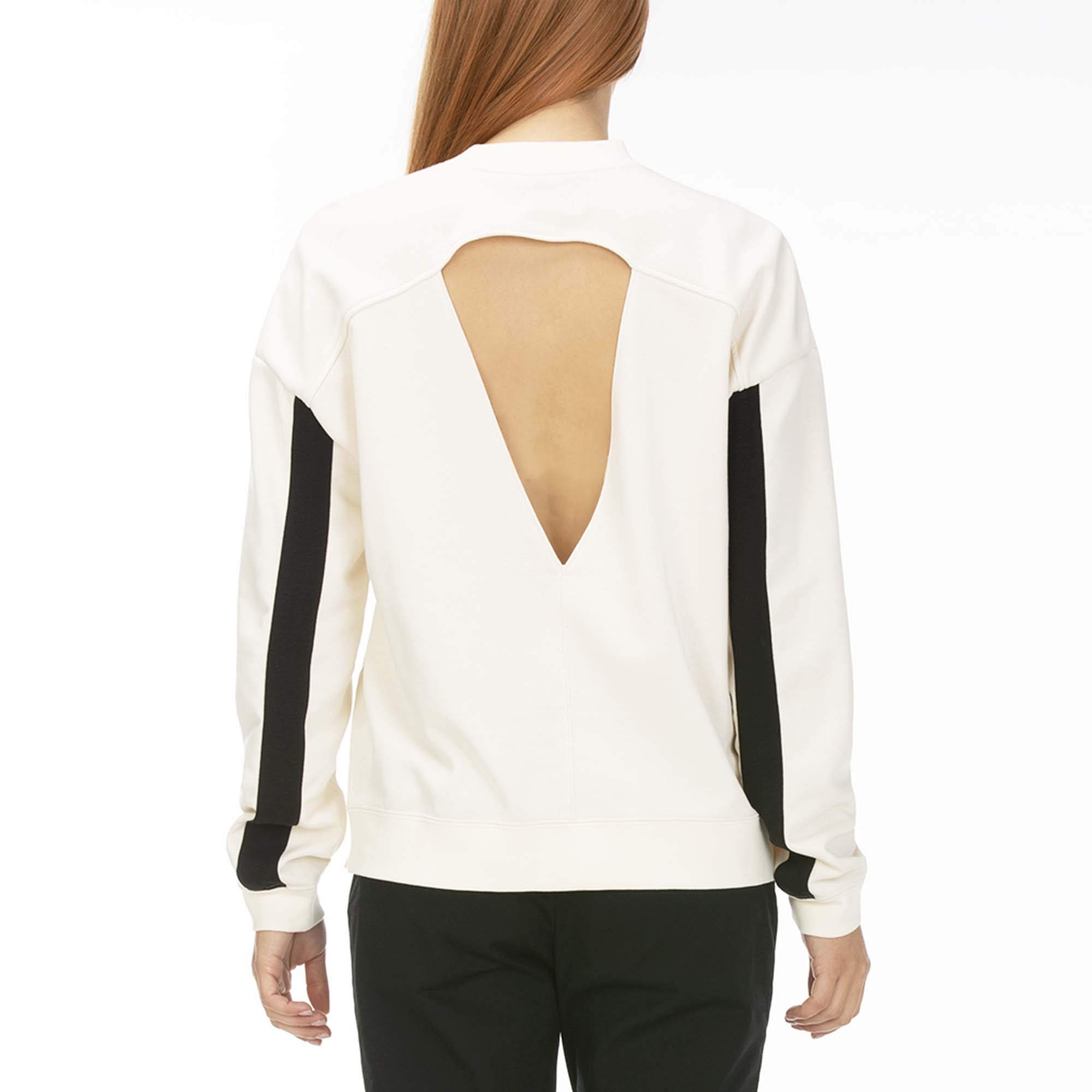 Hurley Women's Dri-FIT Wash Crew Shirt - Moisture Wicking, Breathable Cotton Blend - Pale Ivory, Size Medium - Perfect for Yoga, Gym & Casual Wear