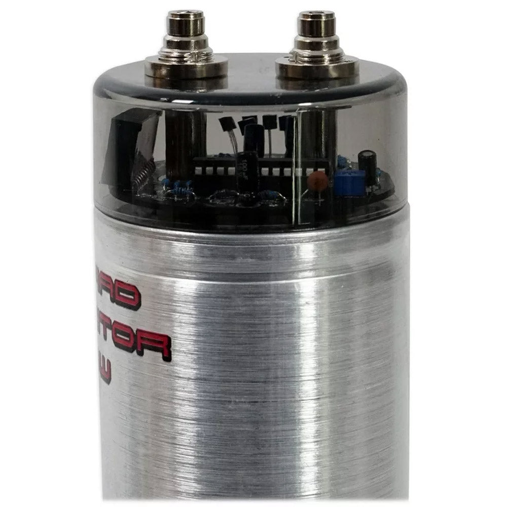 Power Acoustik PC1.5F 1000W 1.5 Farad Digital Car Audio Capacitor - Enhances Bass & Prevents Headlight Dimming for Car Stereo Systems