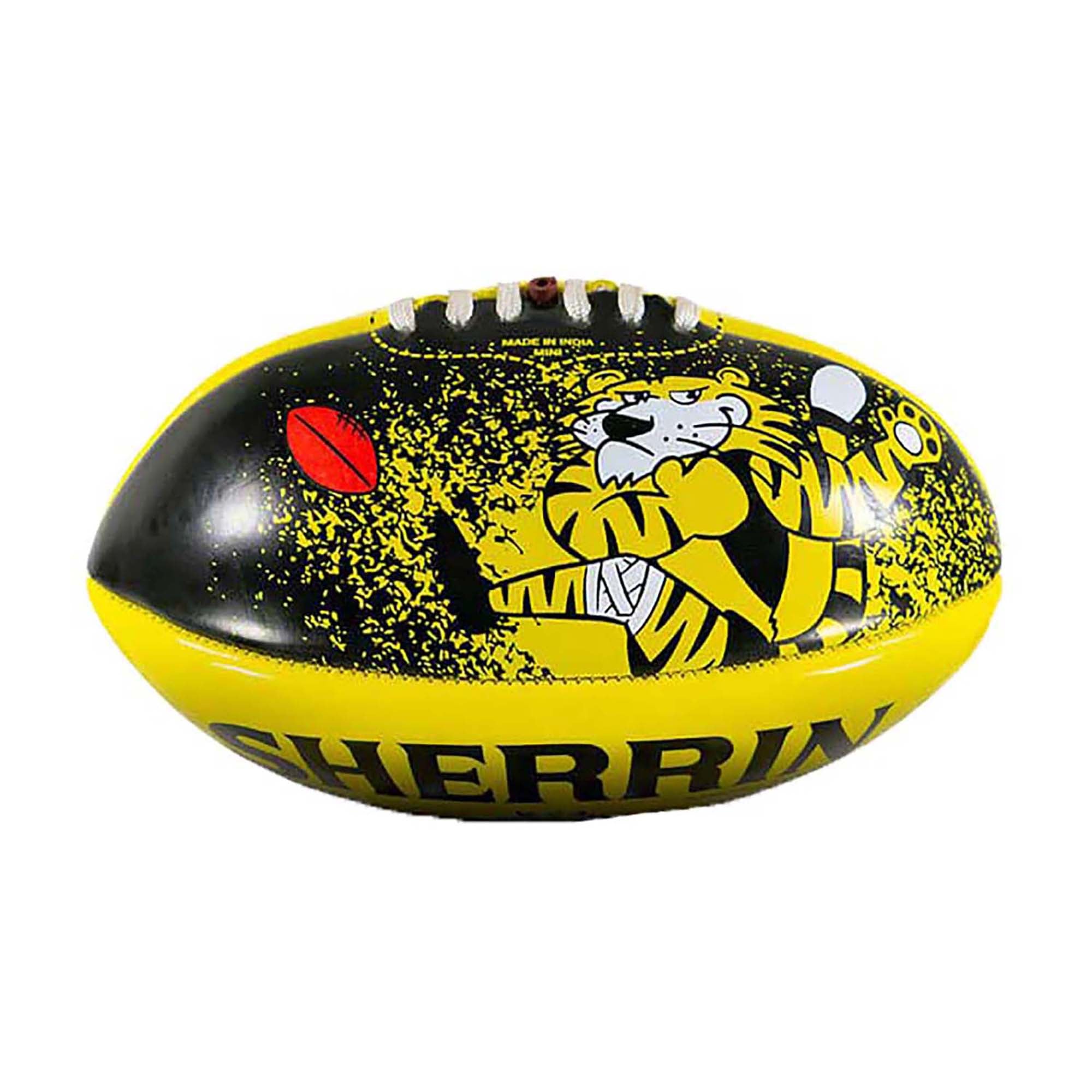 Official AFL Richmond Tigers 20cm Soft Plush Football - Perfect for Kids' Playtime, Team Spirit & Sports Decor