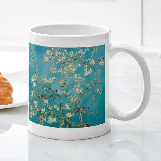 Almond Blossoms Ceramic Coffee Mug 11 oz (325 ml) - Perfect for Home, Office & Gifts - CafePress