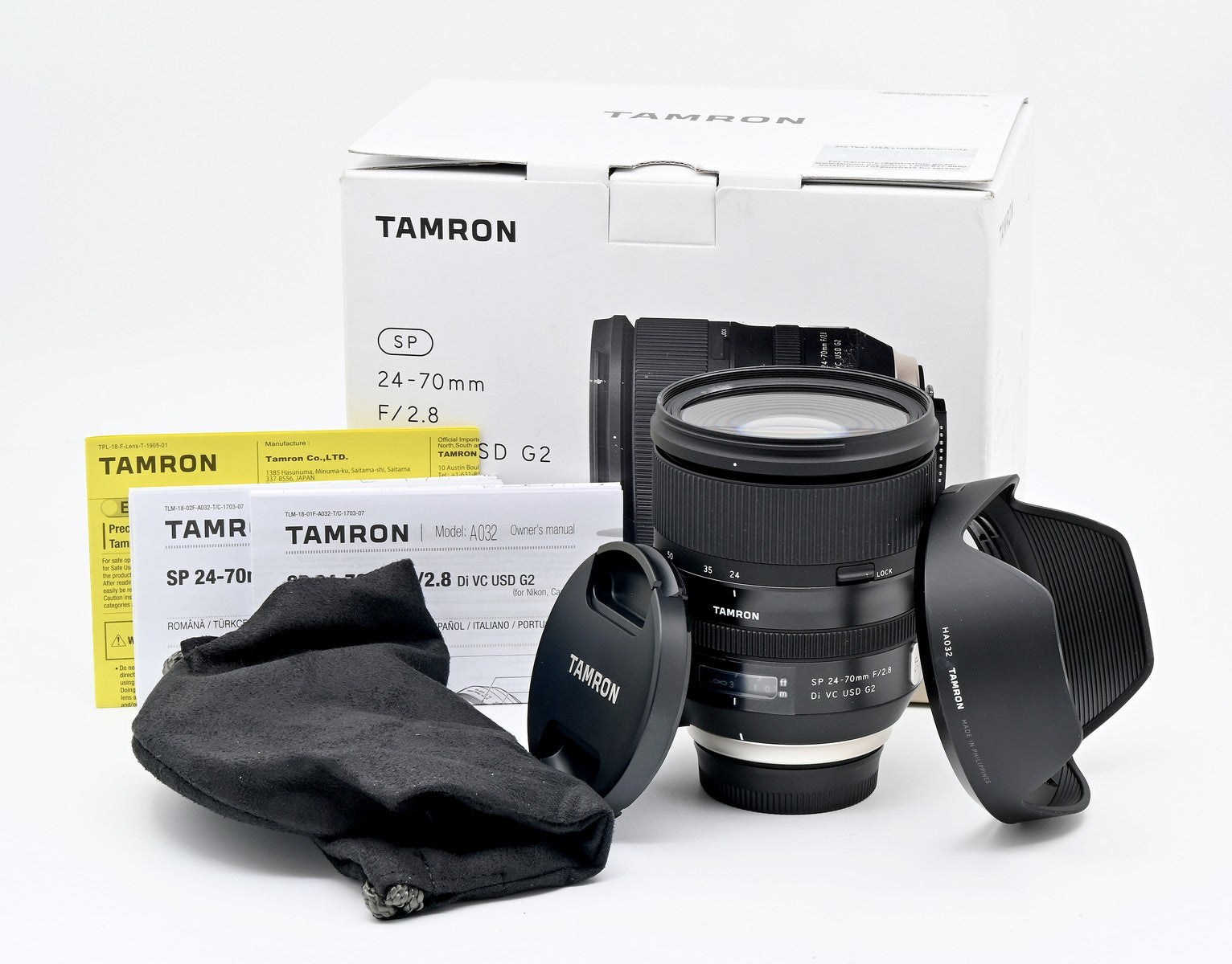 Tamron SP 24-70mm f/2.8 Di VC USD G2 Lens for Nikon F - Fast Aperture Zoom Lens with Vibration Compensation | Perfect for Portrait, Wedding & Event Photography