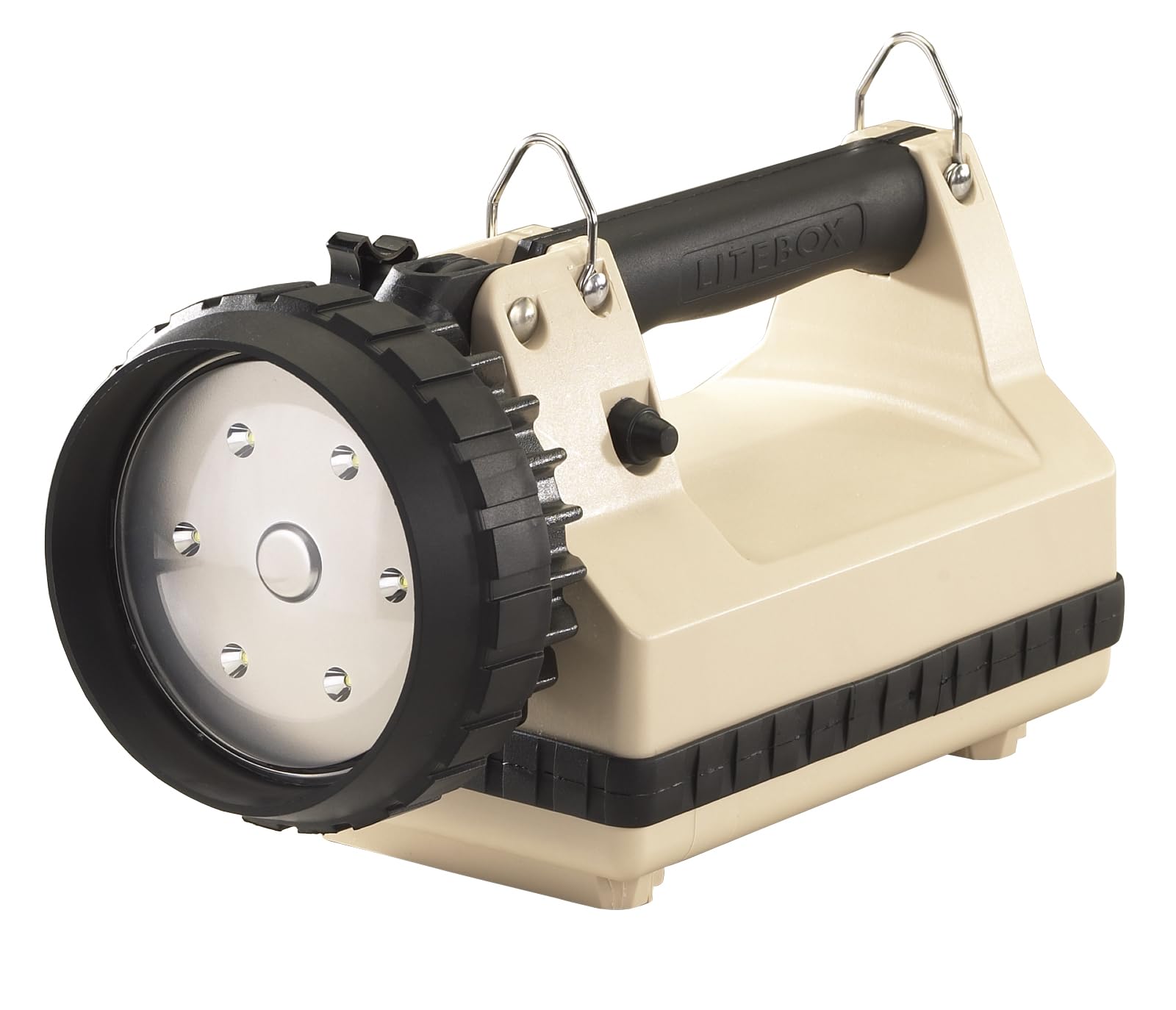 Streamlight 45816 E-Flood Litebox Rechargeable Lantern - 615 Lumens, Beige | Portable LED Emergency Light for Camping, Power Outages & Outdoor Activities
