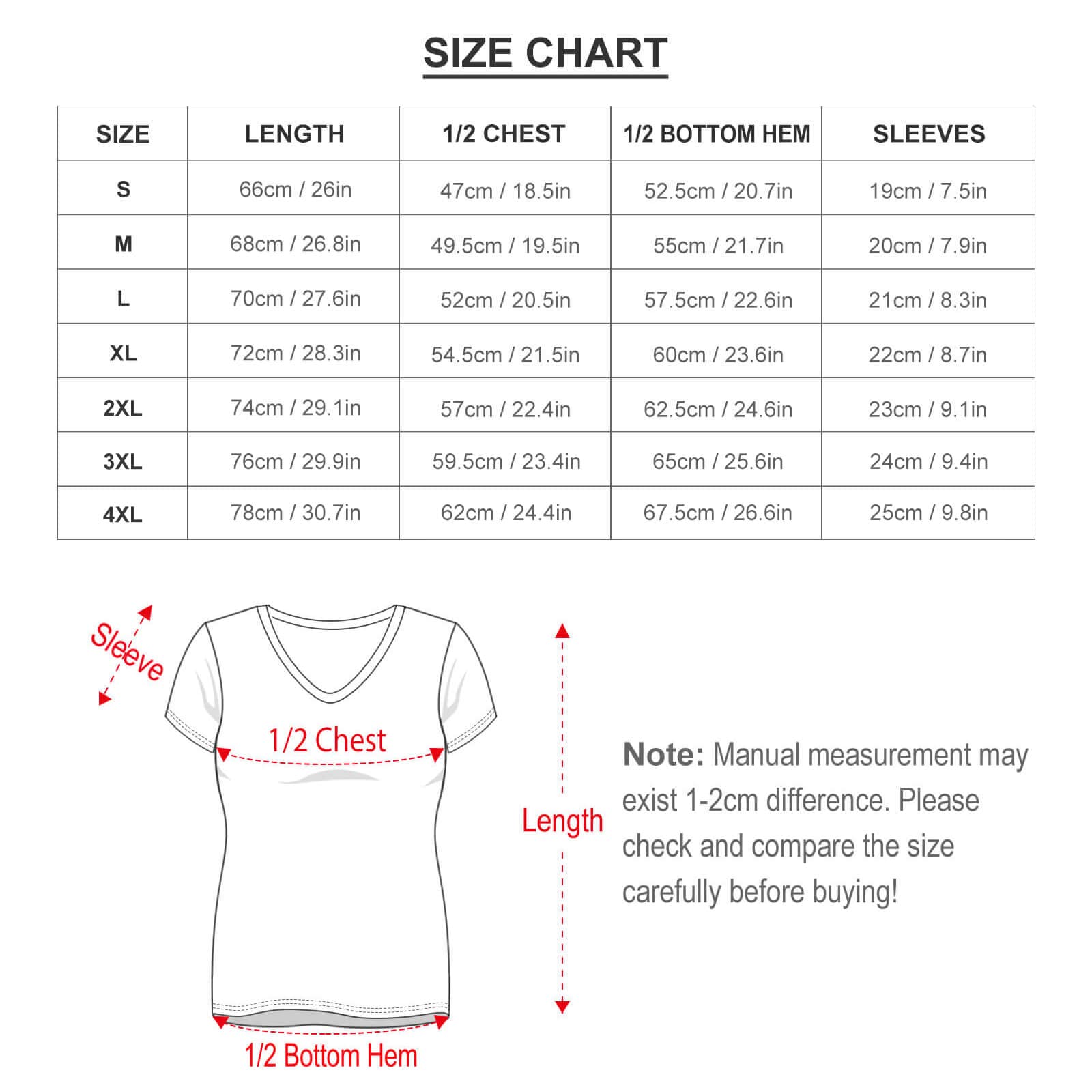 Women's V-Neck Casual Short Sleeve T-Shirt - Soft Summer Tee for Everyday Wear, Workout & Outfits