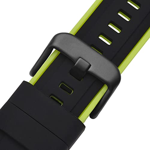 Black and Green/Black Buckle