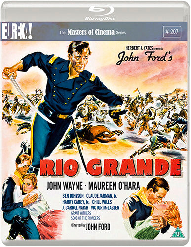 Rio Grande Blu-ray DVD | Classic Western Movie | John Wayne Film Collection | Perfect for Home Theater & Movie Night Entertainment