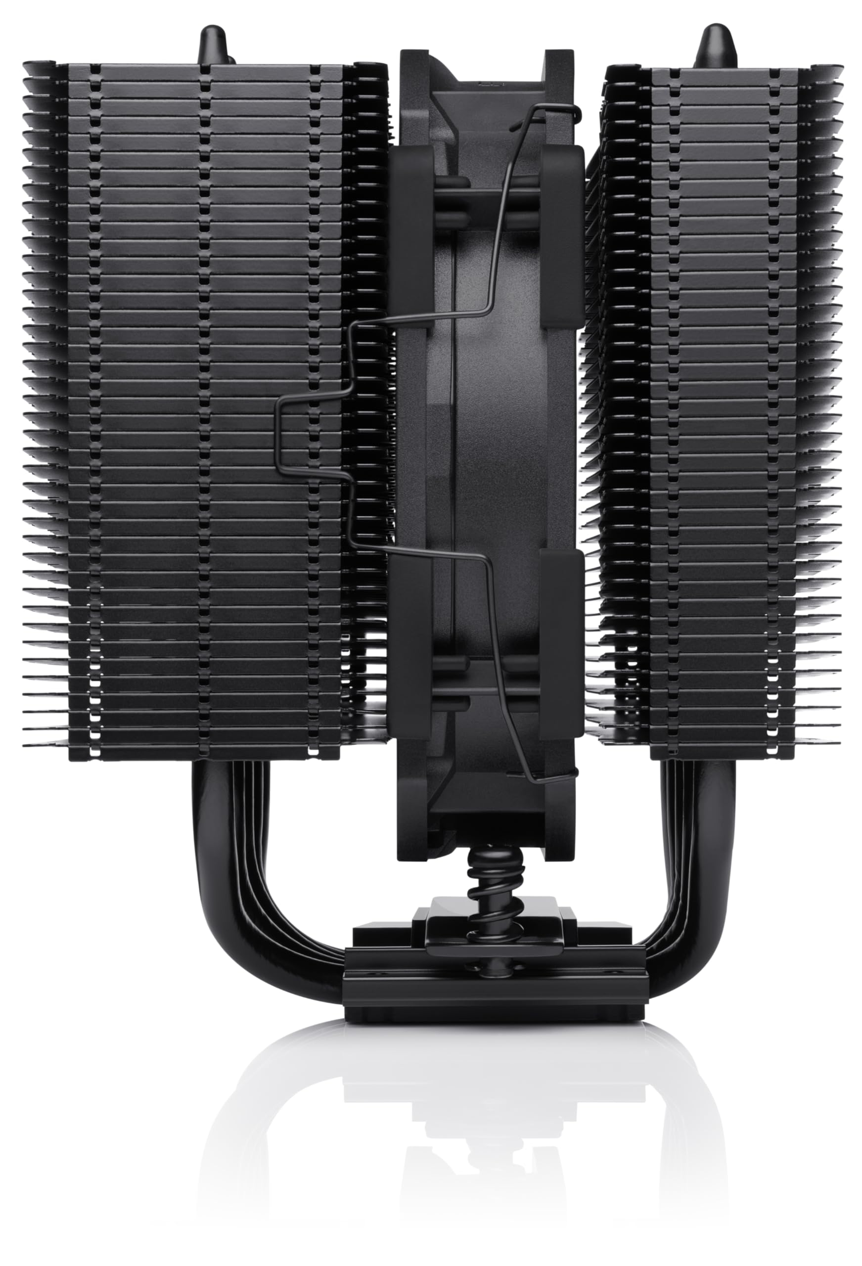 Noctua NH-D12L chromax.Black Low-Profile Dual-Tower CPU Cooler - 120mm Premium Black Heatsink for Quiet PC Cooling | Perfect for Gaming Rigs, Workstations & Compact Builds