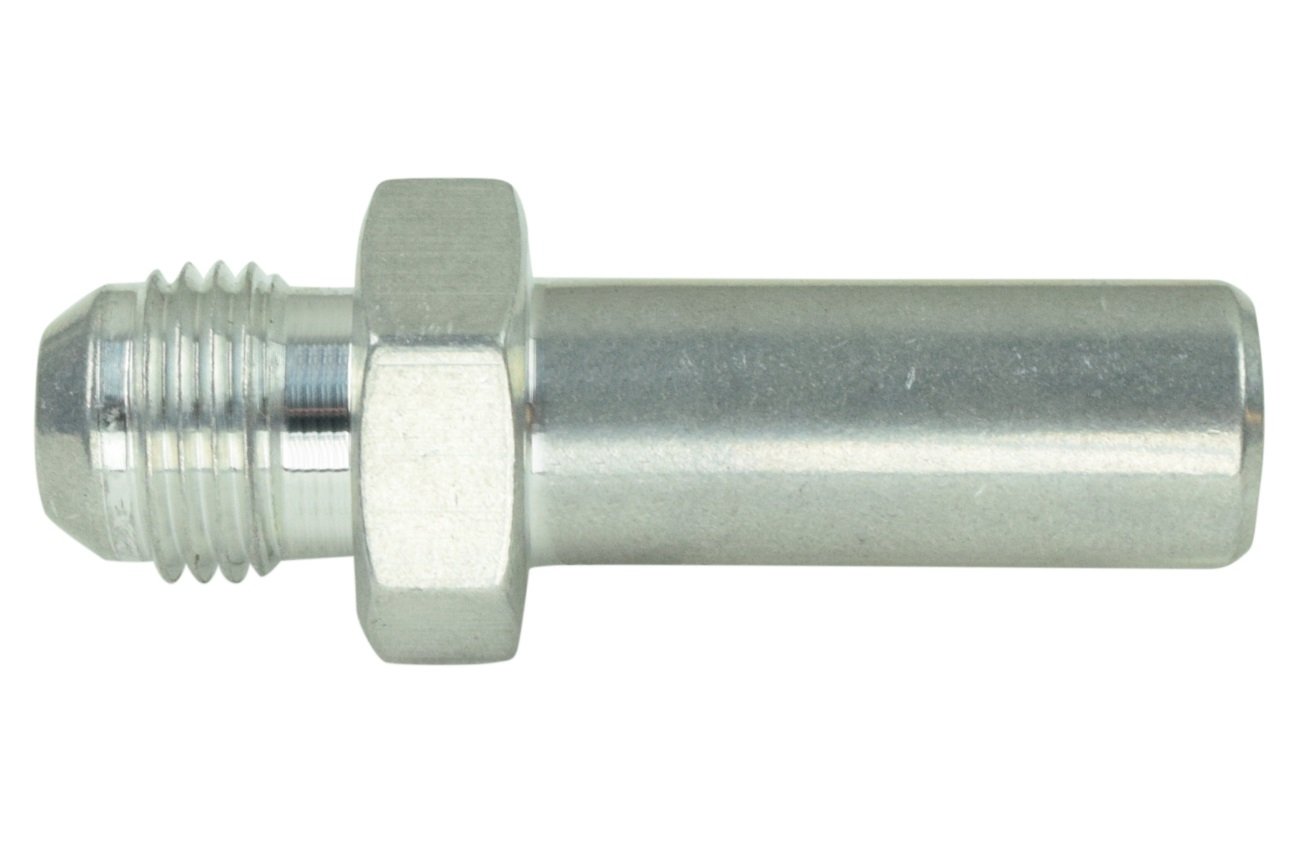 ICT Billet 6AN Vacuum Port Fitting for LS Truck Intake Manifold - Compatible with LQ4 5.3L 6.0L Engines (551927-6AN) - Perfect for Rear Brake Boost & Performance Upgrades
