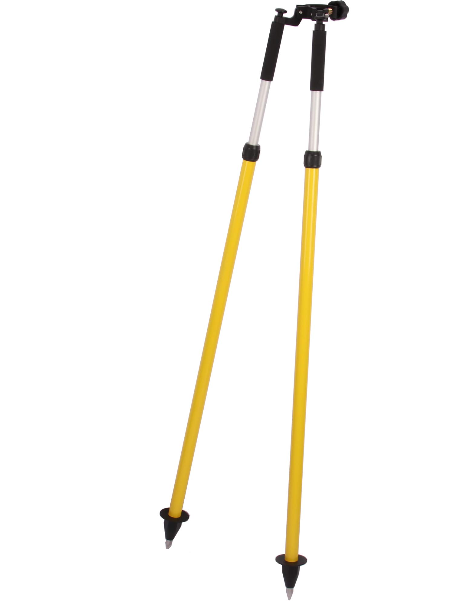 Aluminum Bipod Tripod for Surveying Prism & GPS Poles - Thumb Release Bipod with Quick Adjust Legs | Perfect for Land Surveying, GNSS Stations & Outdoor Measurement Work