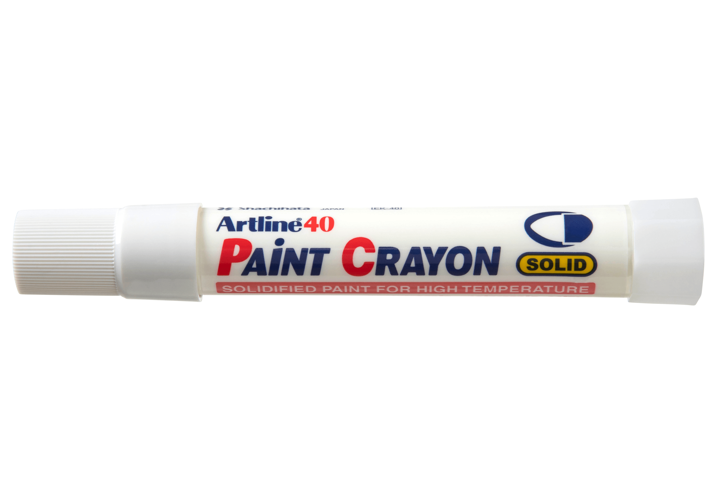 Artline 40 Permanent Paint Crayon White - Pack of 12 - Oil-Based Markers for Art, Craft & DIY Projects - Ideal for Canvas, Wood, Metal & Glass Surfaces
