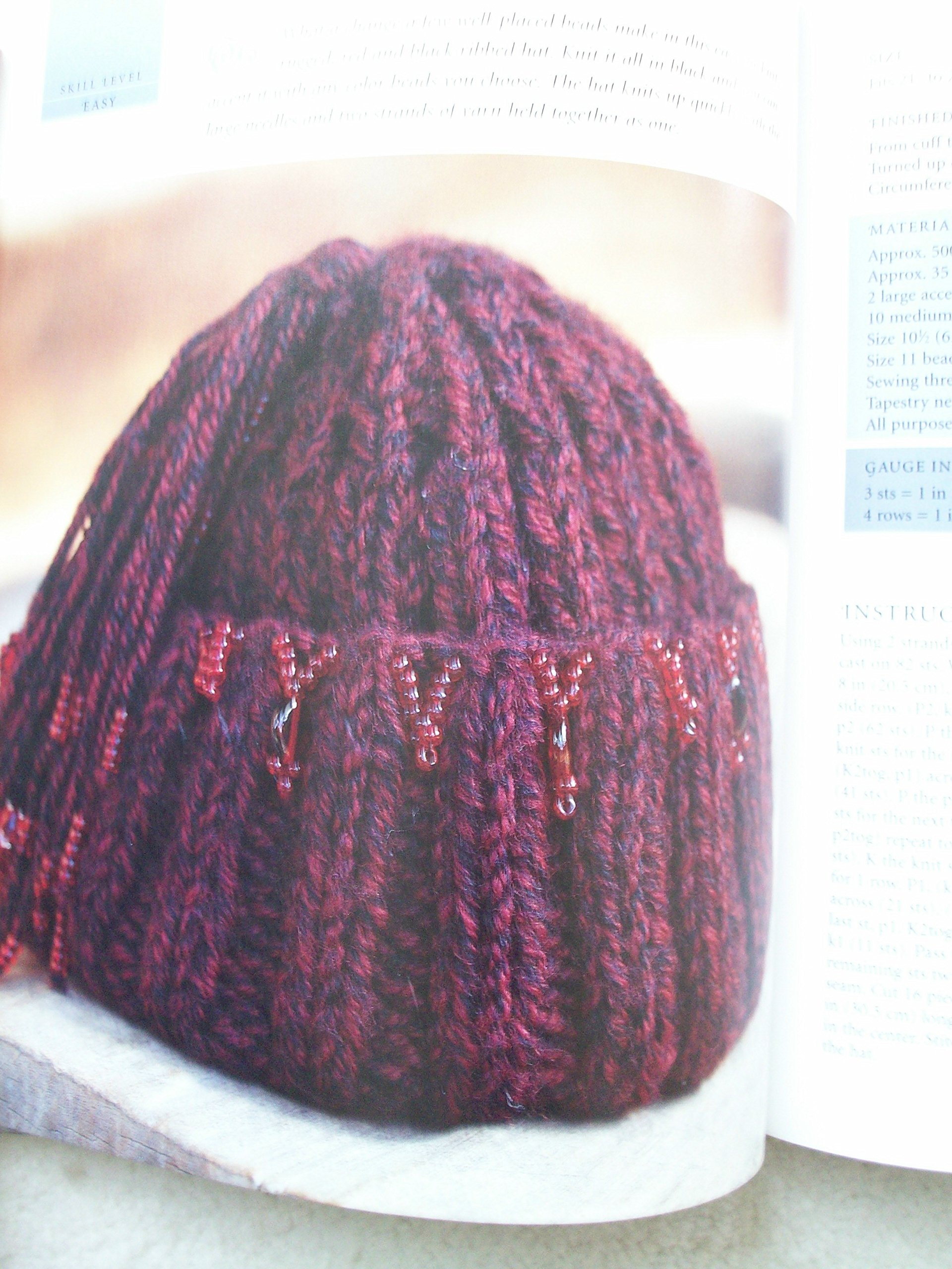 Knitting with Beads: 30 Beautiful Beaded Sweater, Scarf, Hat & Glove Patterns for Women - DIY Winter Accessories & Cozy Gifts