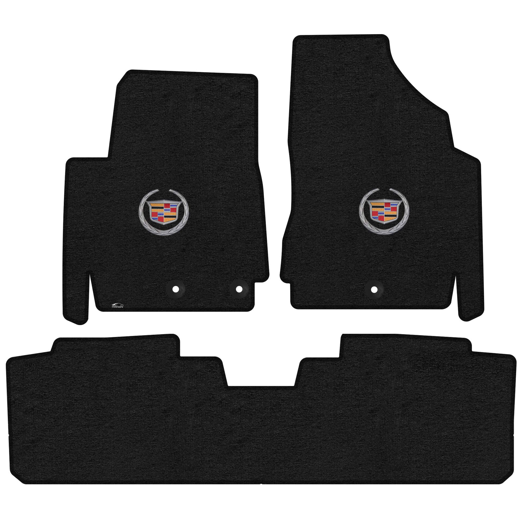 Premium Custom-Fit Carpet Floor Mats for Cadillac SRX 2013-2016 - Luxury Car Floor Liners (3-Piece Set, Front & Rear, Charcoal) | All-Weather Protection & Enhanced Interior Style