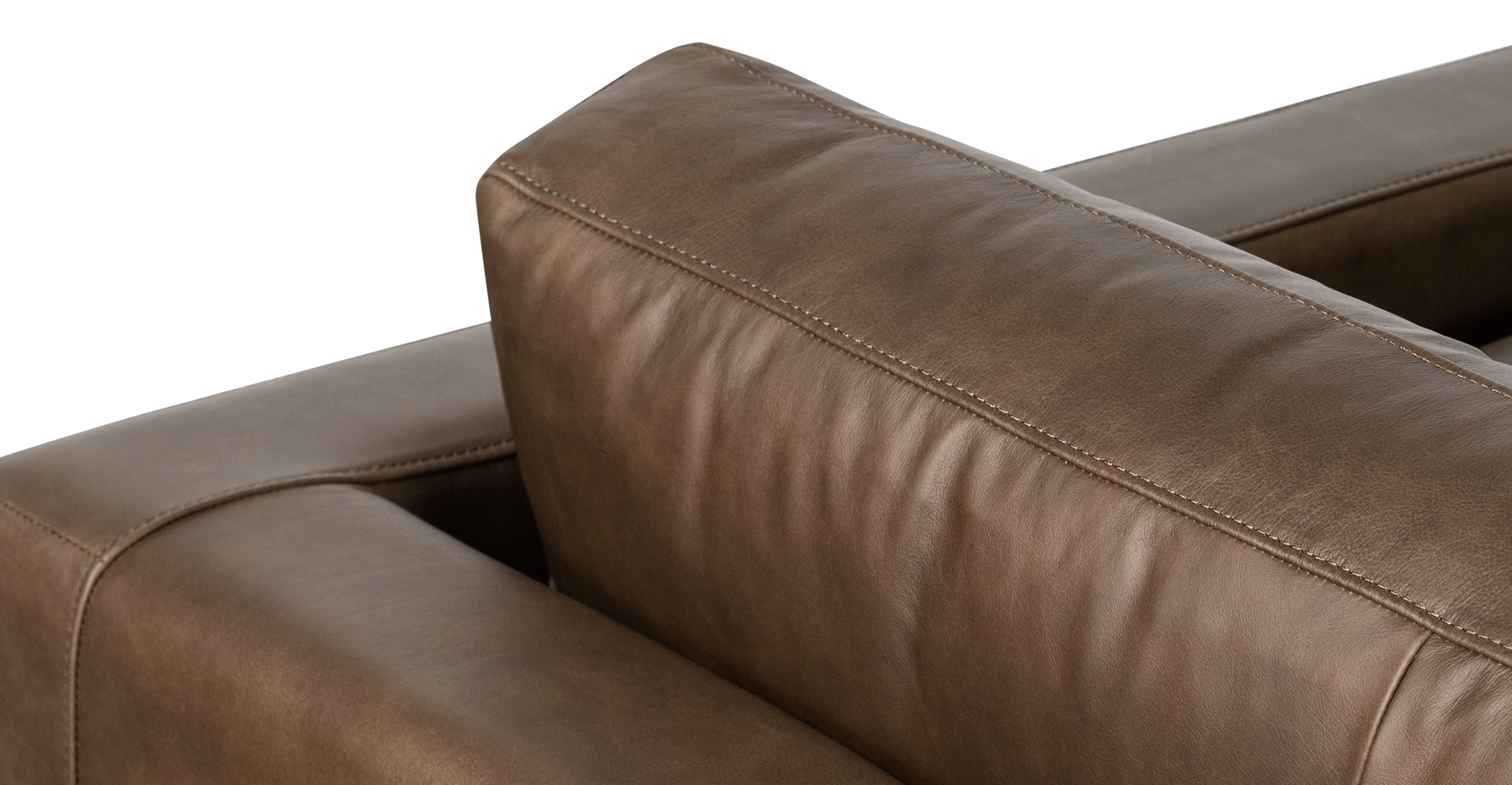 Premium Napa Leather Sofa - Modern Luxury Living Room Furniture for Home & Office - Perfect for Relaxing, Entertaining & Stylish Decor
