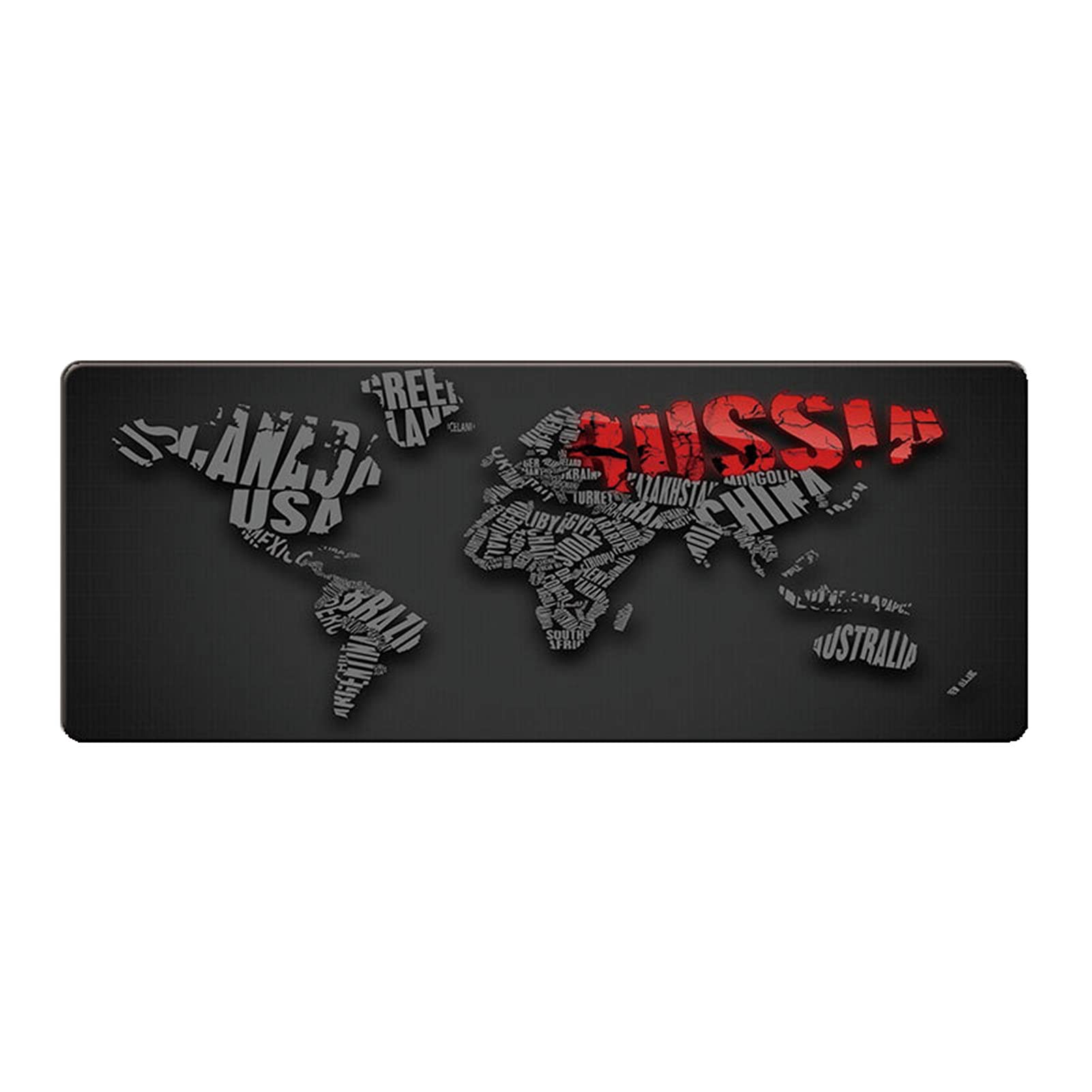 Ergonomic Gaming Mouse Pad with Large World Map Design - Non-Slip Desk Mat for Keyboard & Mouse - Perfect for PC, Laptop Gaming & Office Work