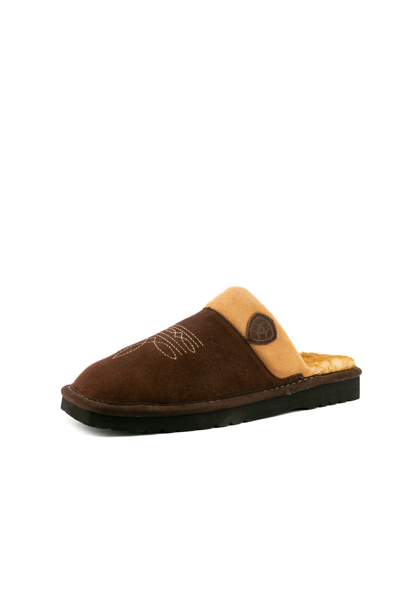 Ariat Men's Silversmith Suede Slippers - Comfortable Indoor/Outdoor House Shoes for Relaxing at Home, Lounging & Errands